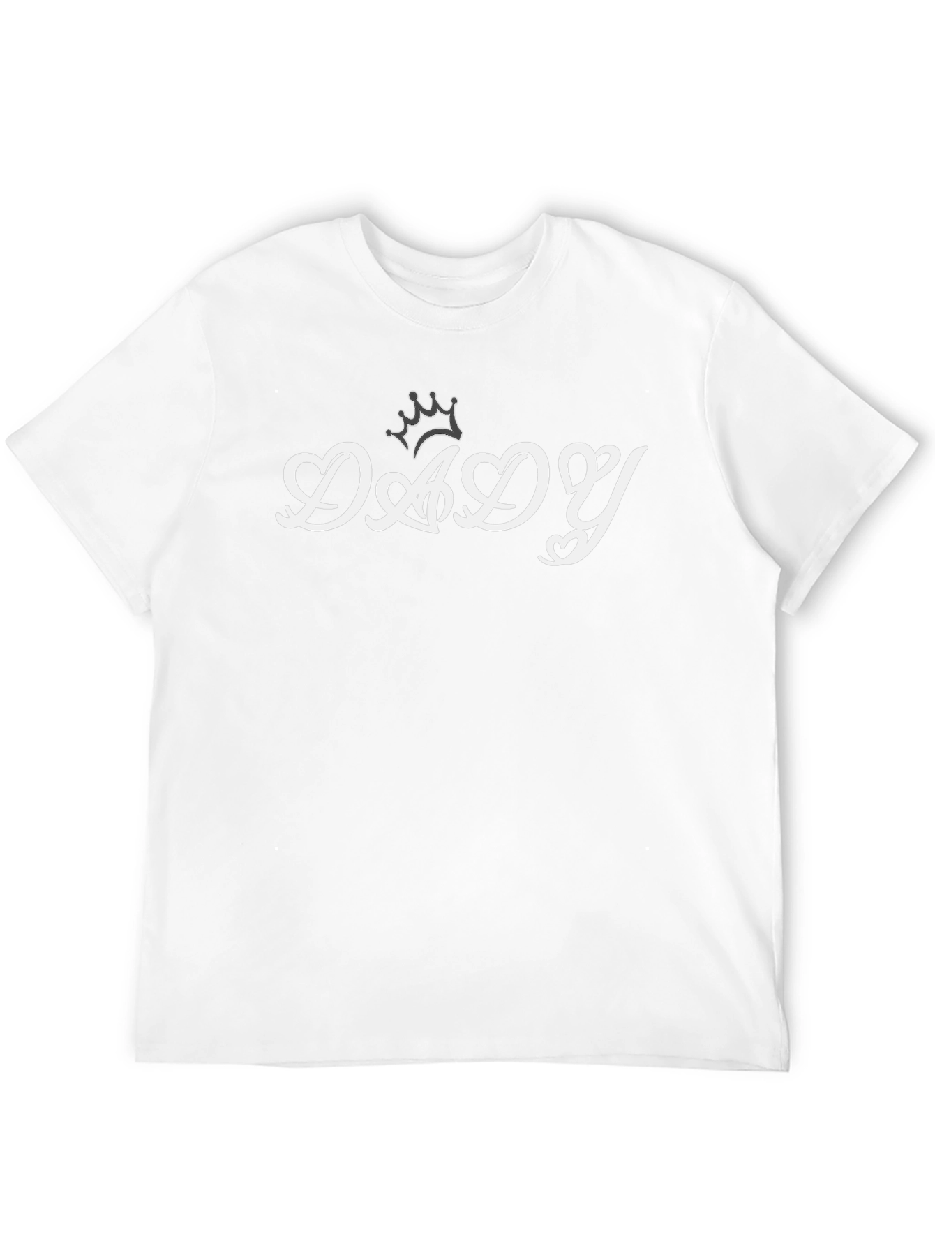 Black Daddy Crown Tee - Stylish Father's Day Gift view 12