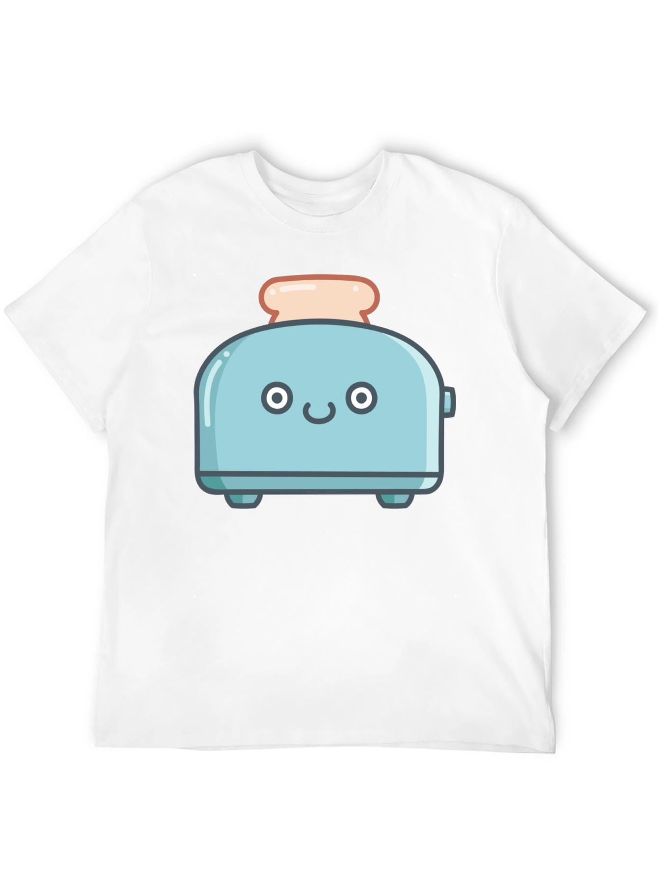 Black Cute Toaster Graphic T-Shirt view 12