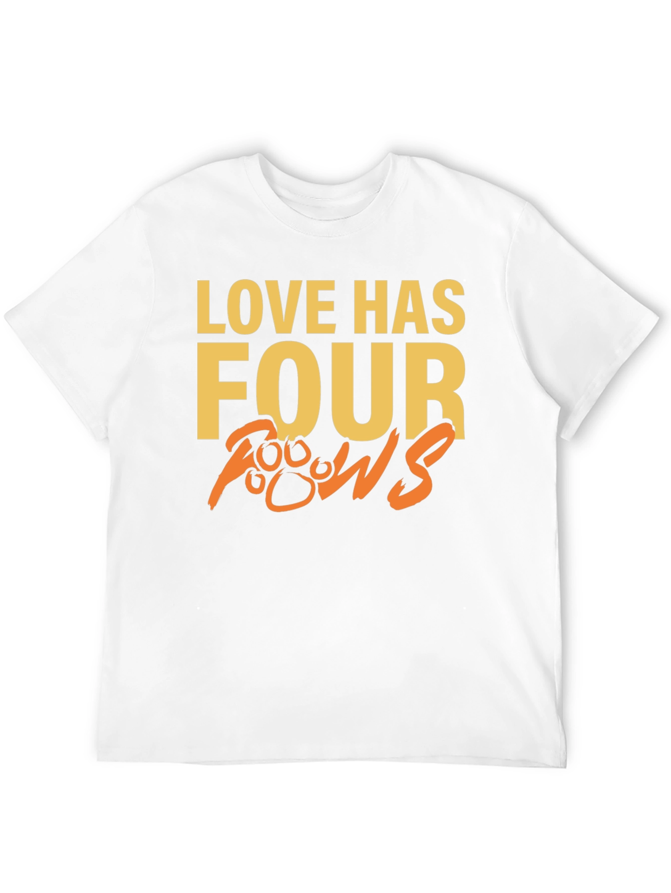 Black Love Has Four Paws Graphic T-Shirt view 12