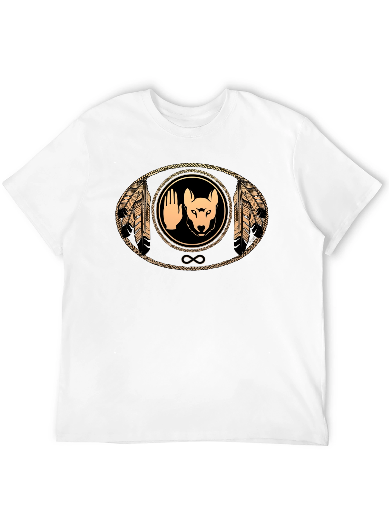 Black Native American Inspired Graphic Tee view 12