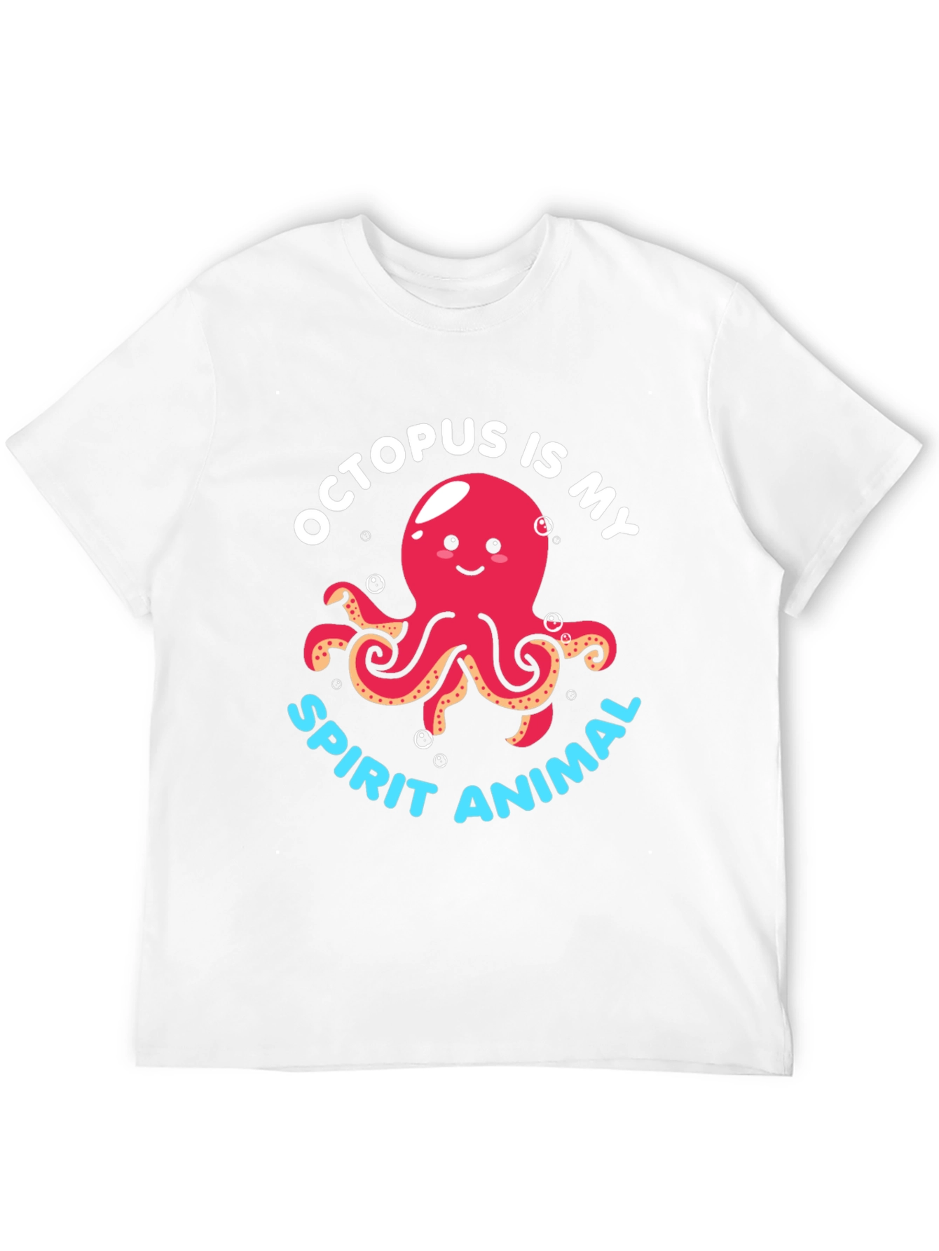 Black Octopus Spirit Animal Graphic Tee - Black view 12