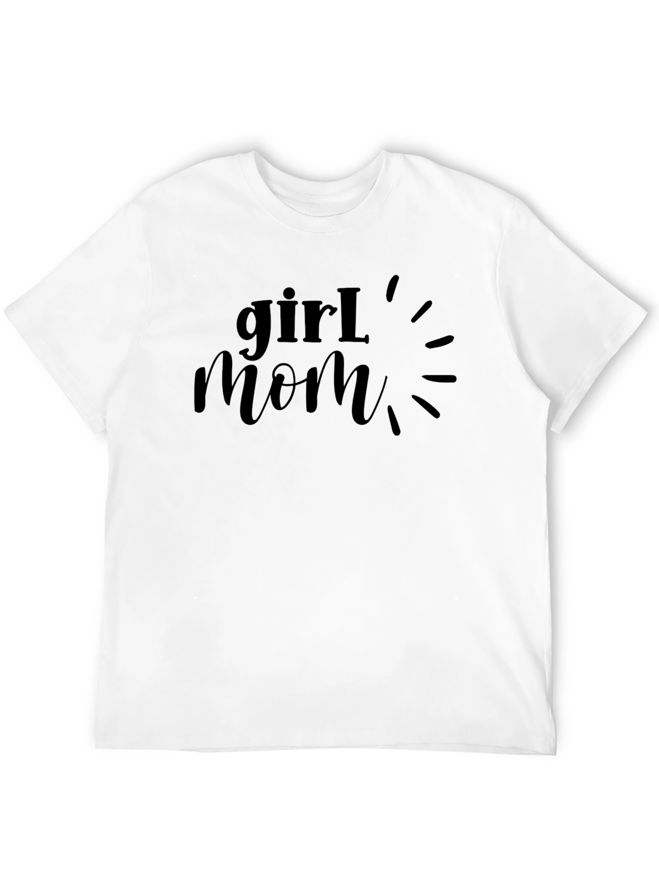 Black Girl Mom Graphic Tee - Black T-Shirt view 12