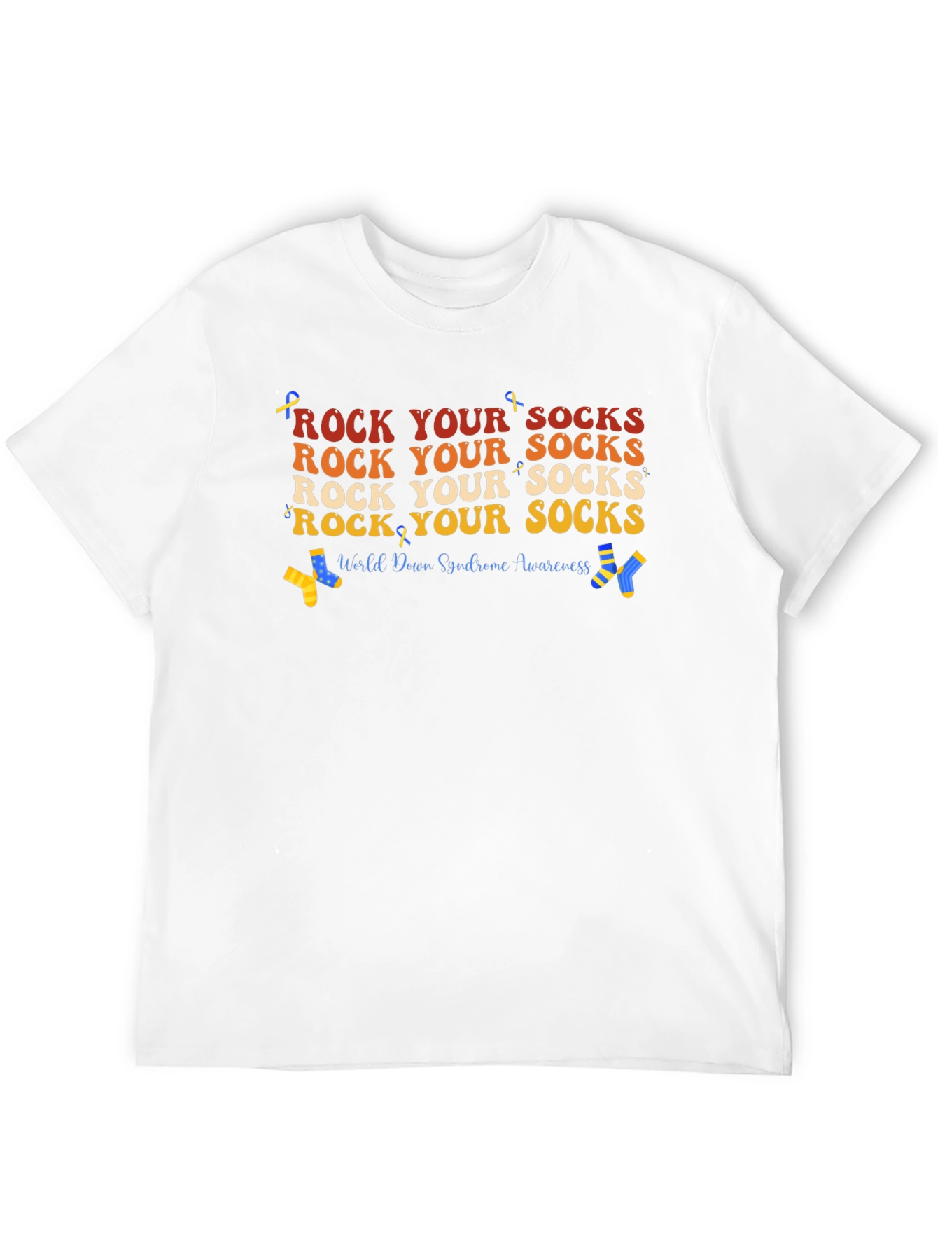 Rock Your Socks T-Shirt - Down Syndrome Awareness - 12