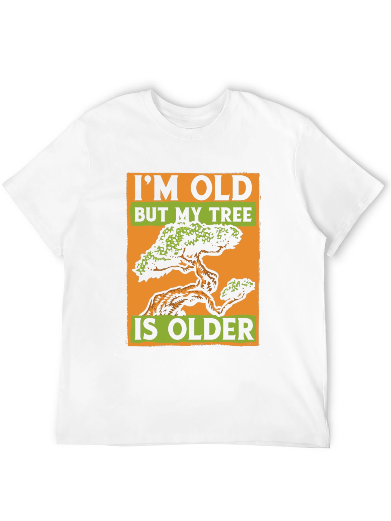 Black Funny I'm Old But My Tree is Older Black T-Shirt view 12