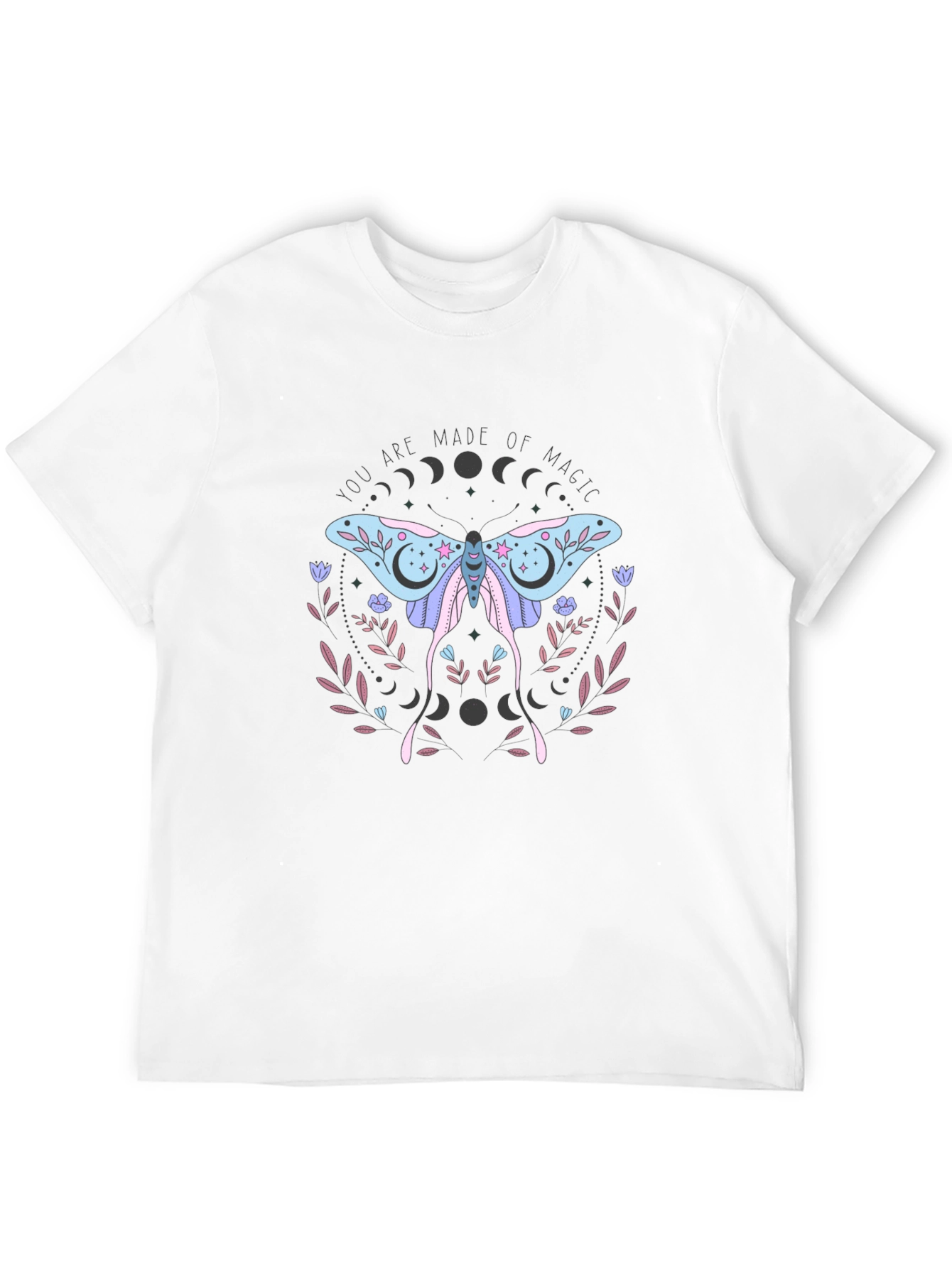Mystical Moth Graphic T-Shirt - You are Made of Magic - 12