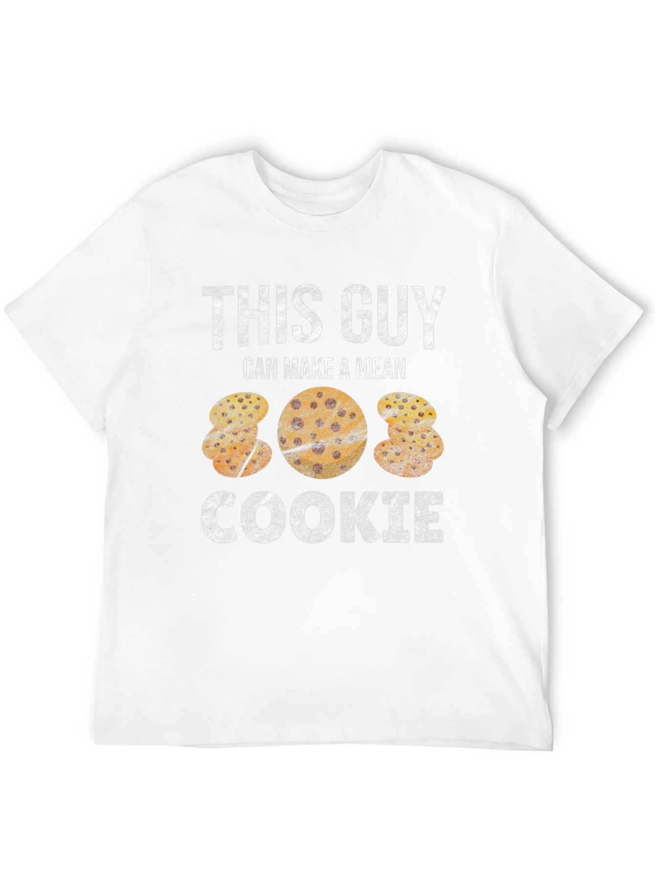 Black Funny Cookie T-Shirt - "This Guy Makes a Mean Cookie" view 12