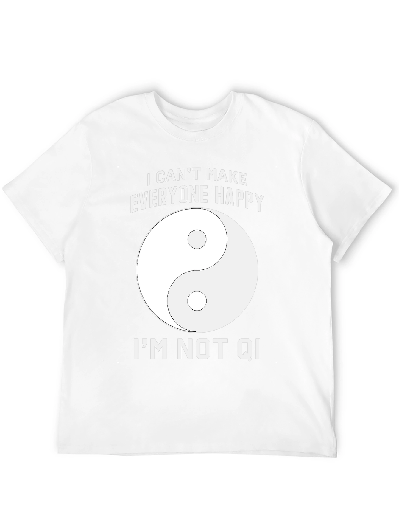 Black Funny Yin Yang I Can't Make Everyone Happy T-Shirt view 12