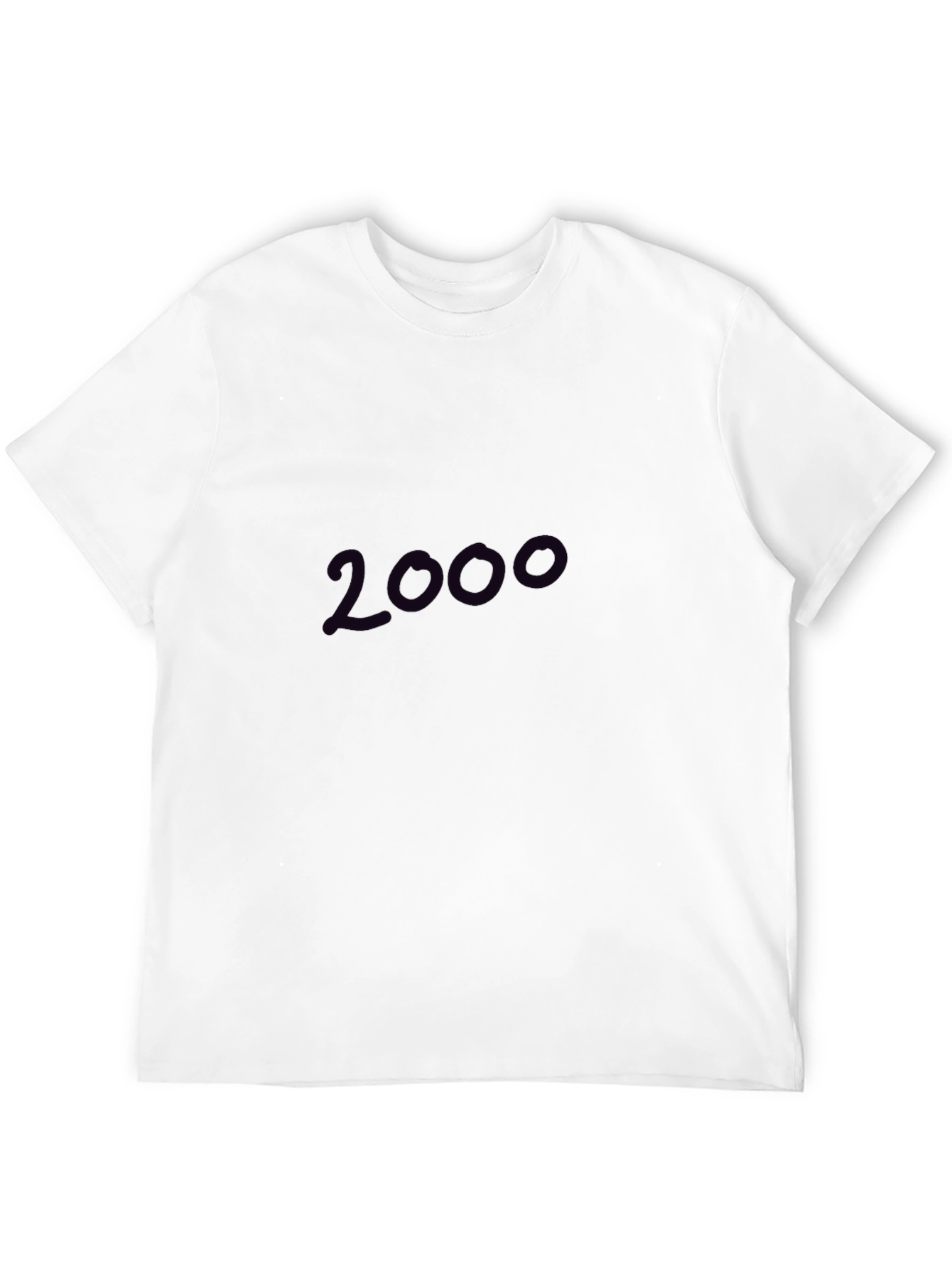 Black 2000 Graphic Print Black T-Shirt view 12