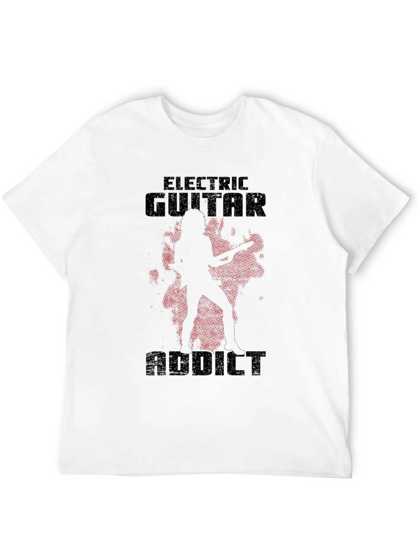 Black Electric Guitar Addict Black T-Shirt Rock Music Lover view 12