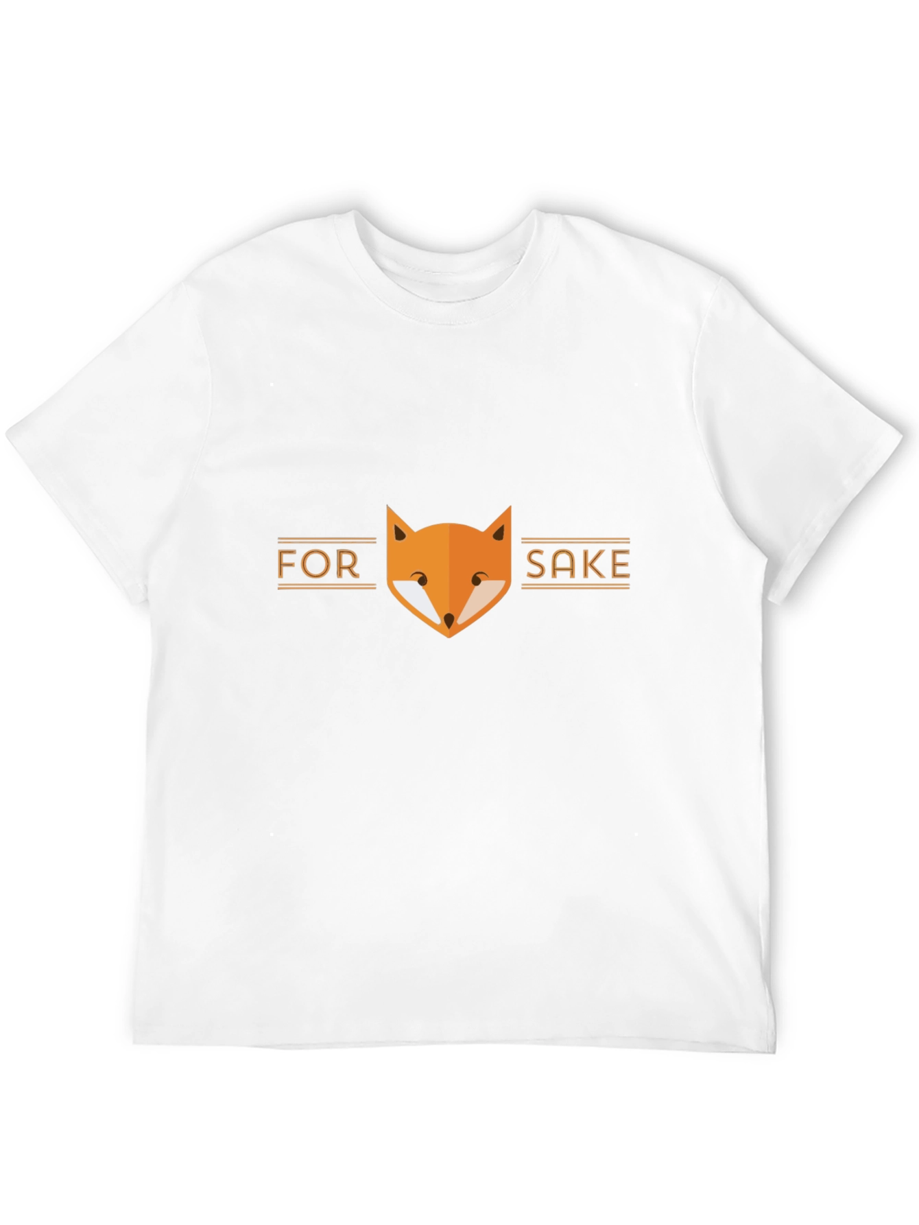Black For Fox Sake T-Shirt - Black Graphic Tee view 12