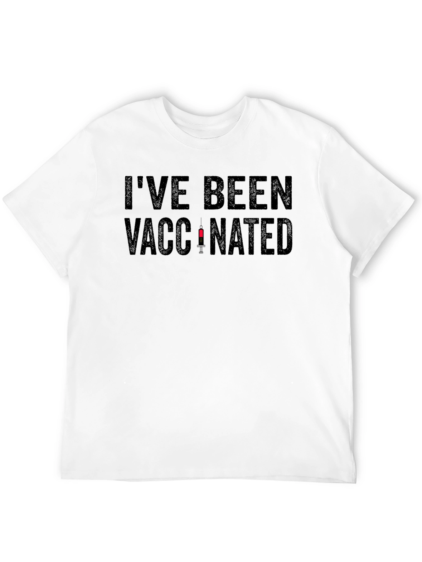 Black I've Been Vaccinated T-Shirt - Novelty Graphic Tee view 12