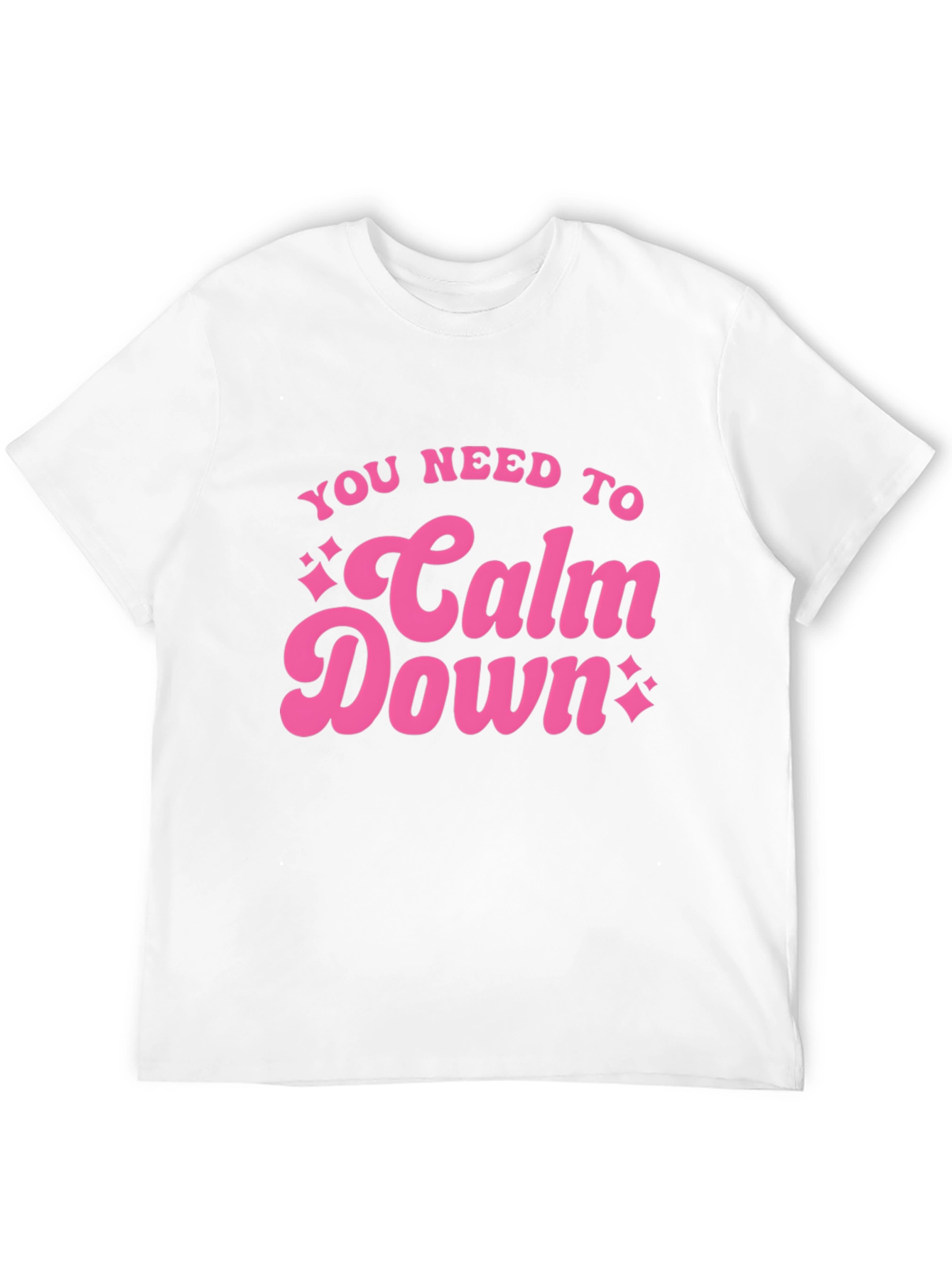 Black You Need To Calm Down Graphic Tee view 12
