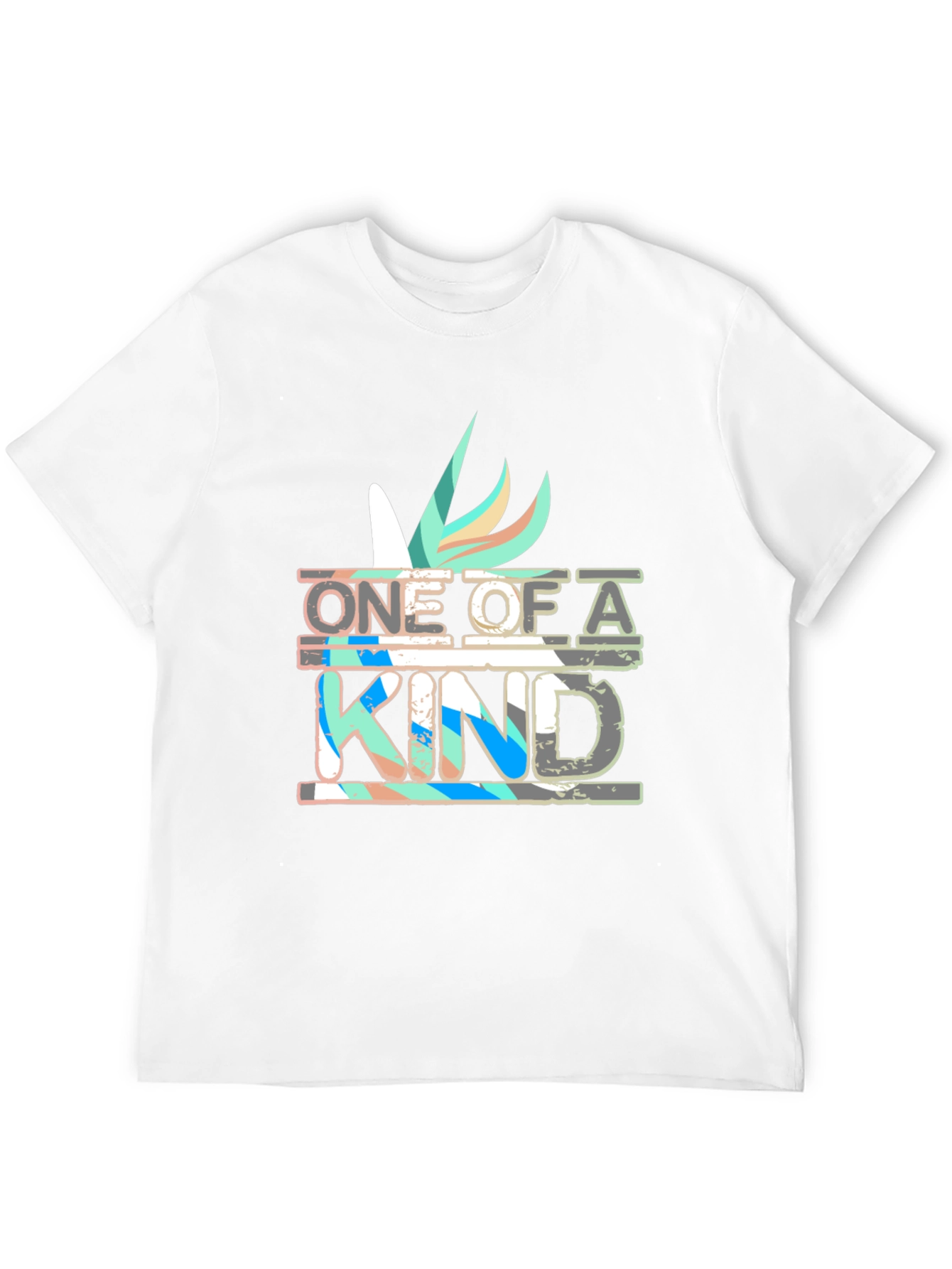 Black Unique Graphic Tee - One Of A Kind Design view 12