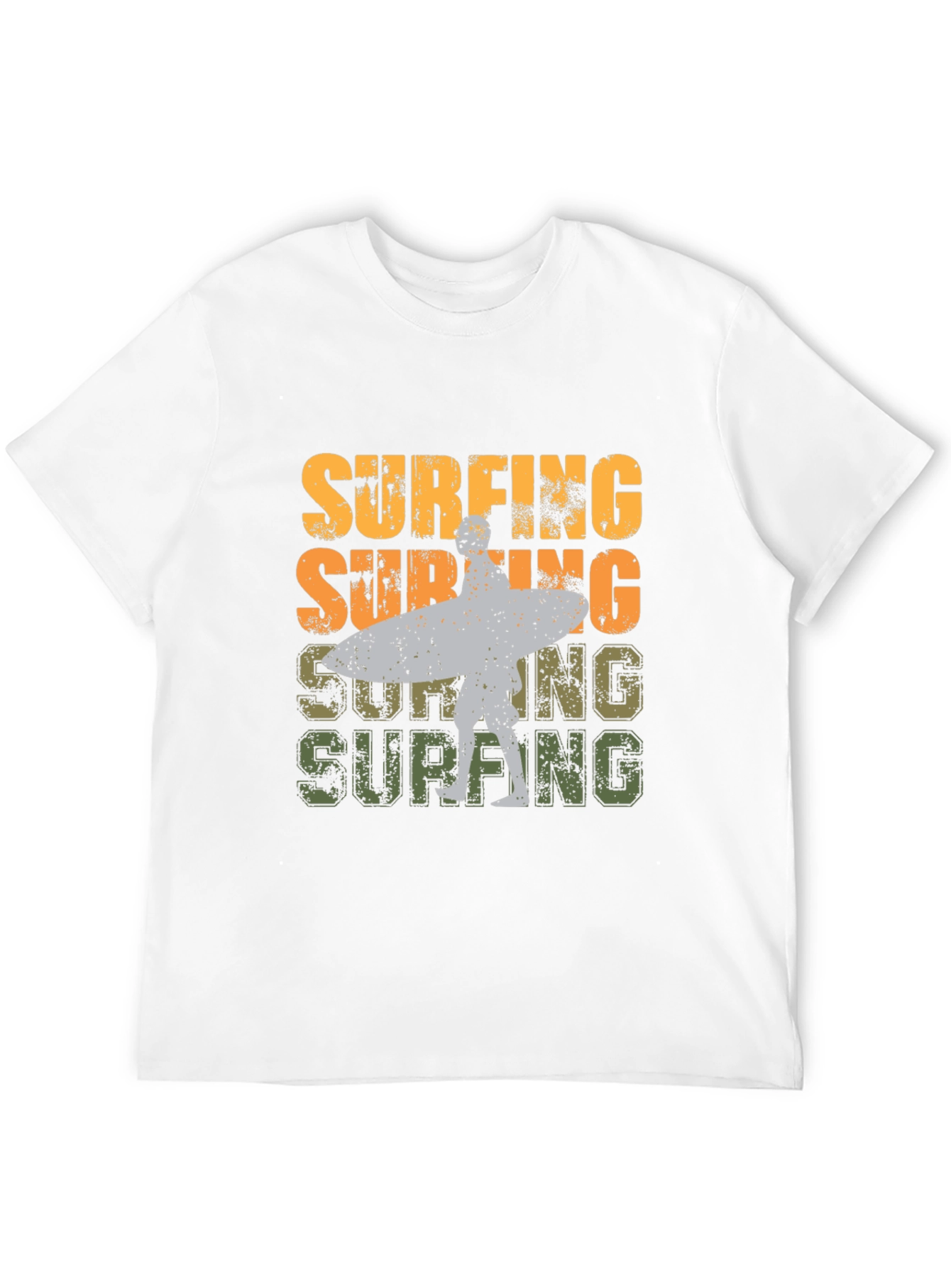 Black Retro Surfing Graphic Tee view 12