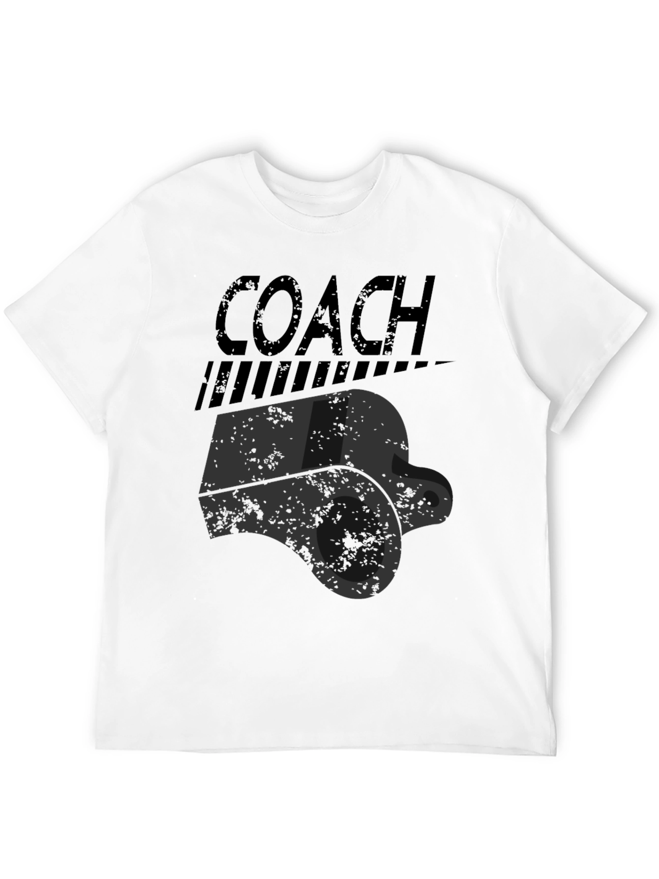 Coach Whistle Graphic T-Shirt - Sports Fan Apparel - 12