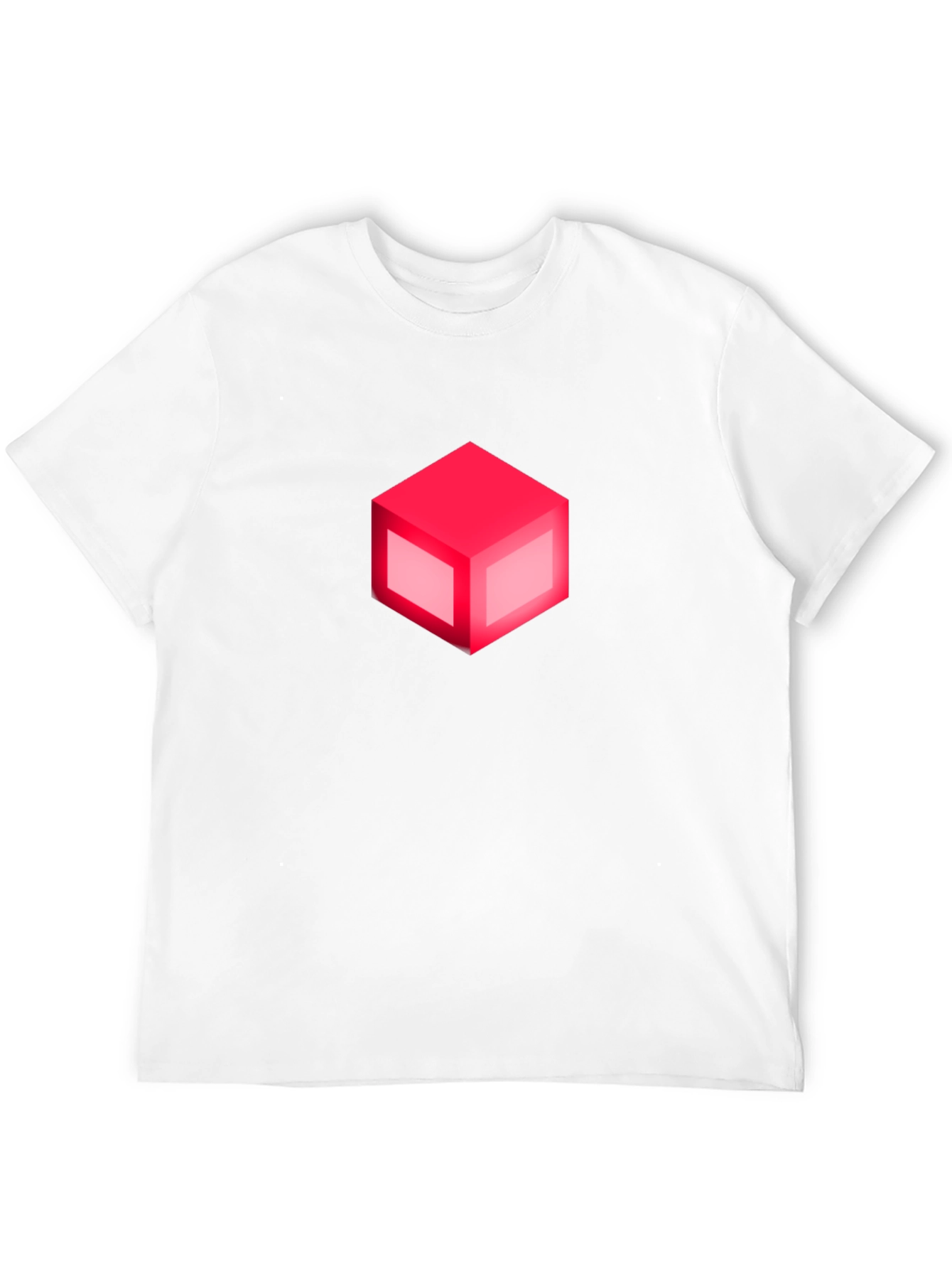 Black Isometric Cube Graphic Tee - Cool & Modern view 12