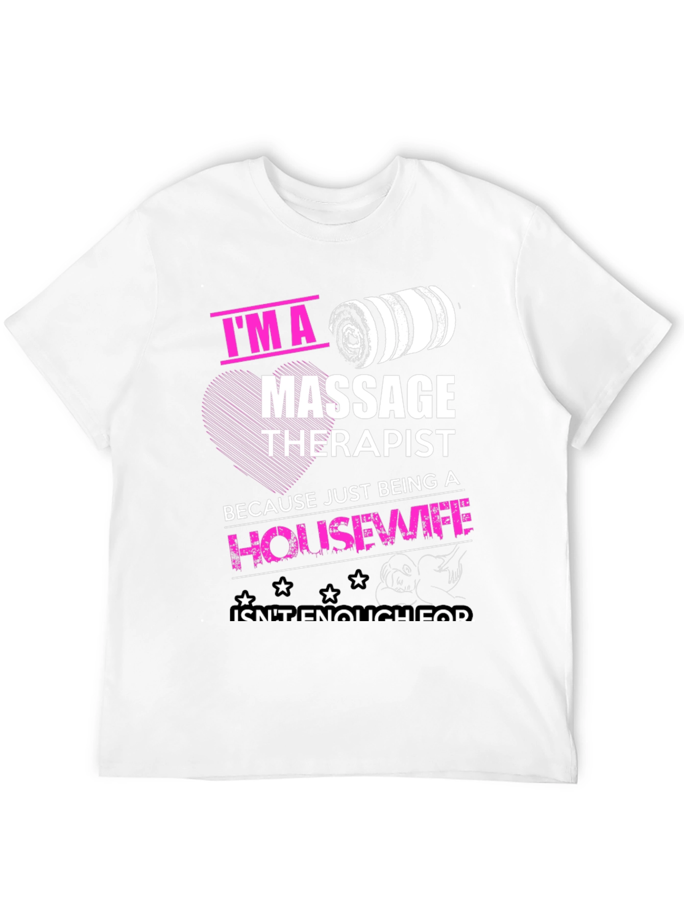 Black Massage Therapist Graphic Tee view 12