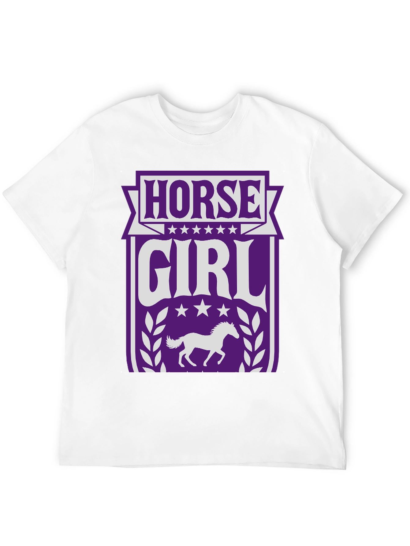 Black Horse Girl Graphic Tee - Equestrian T-Shirt view 12
