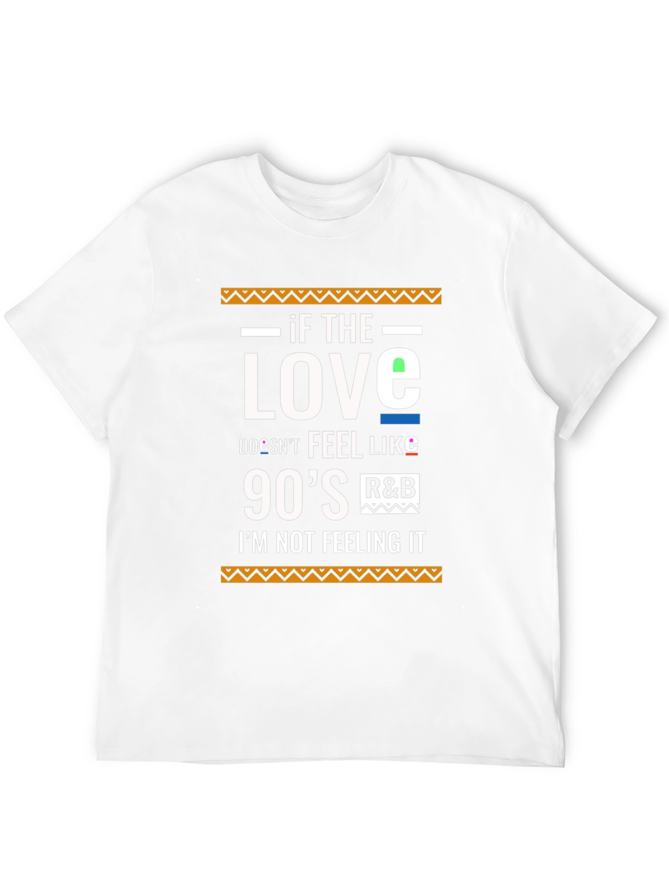 Black 90's R&B Love Graphic Tee - Black Cotton Blend view 12