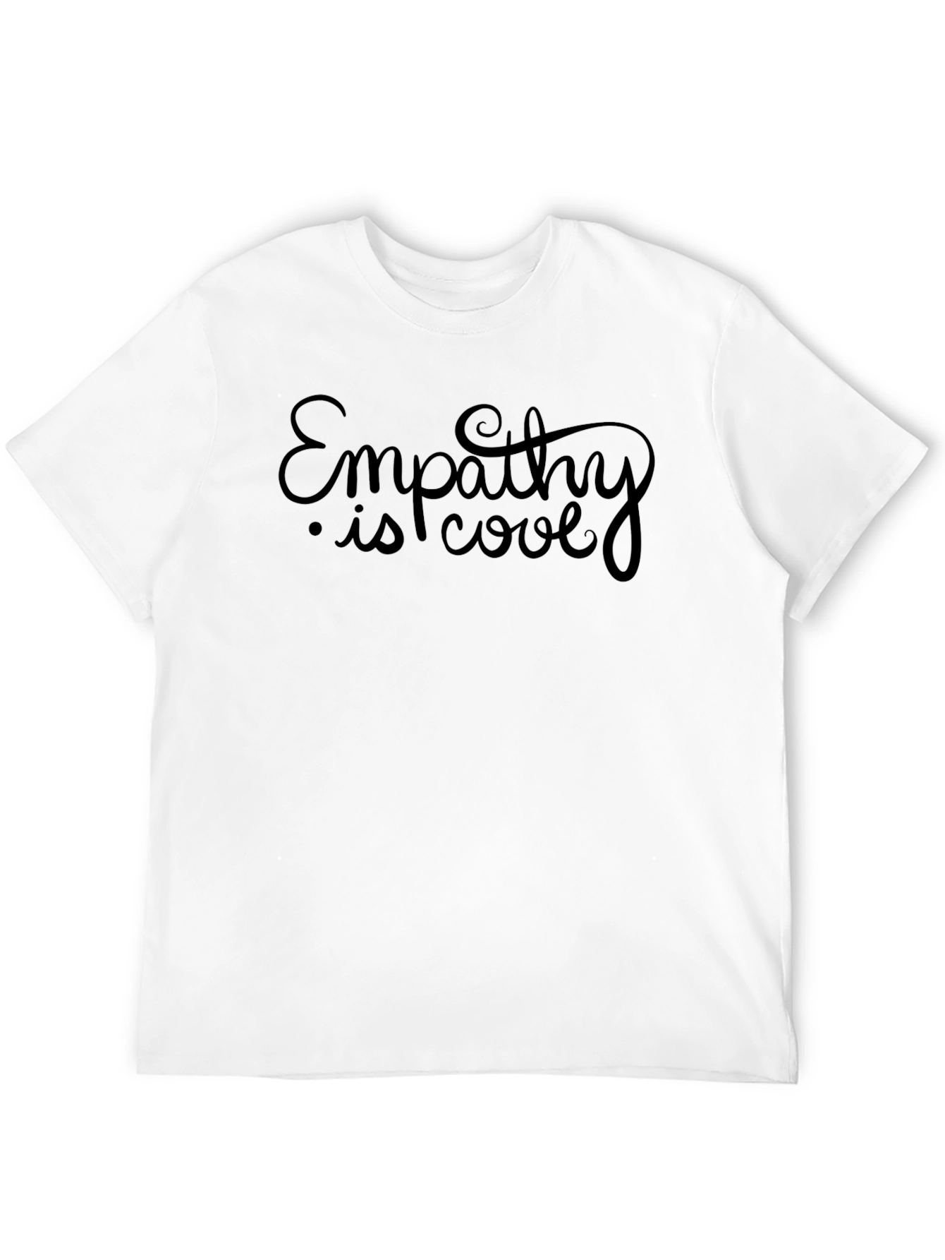 Black Empathy is Cool Black Graphic Tee view 12