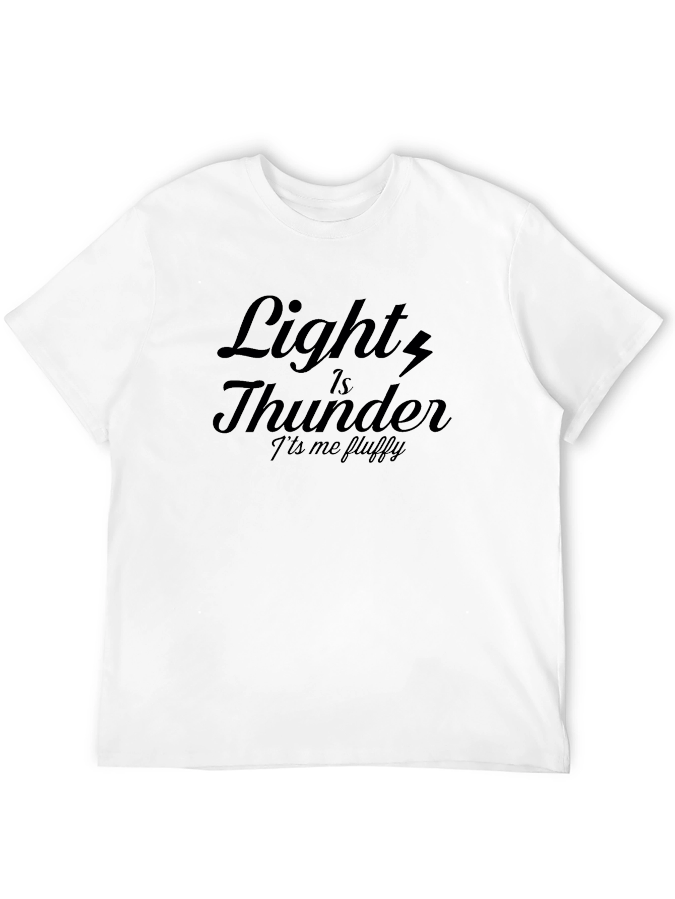 Black Light is Thunder T-Shirt - Soft Cotton Blend view 12