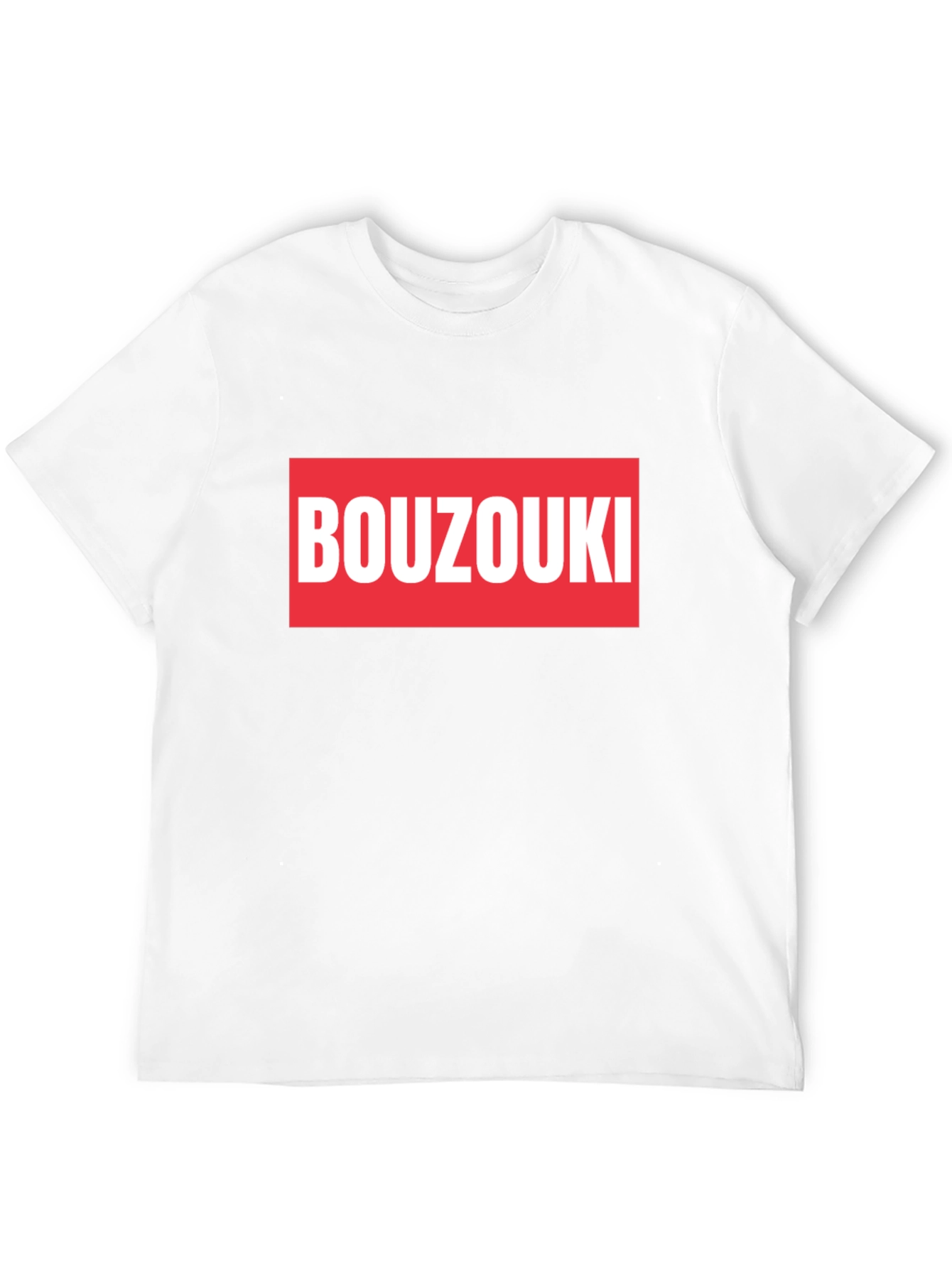 Black Bouzouki T-Shirt - Black Cotton Tee view 12