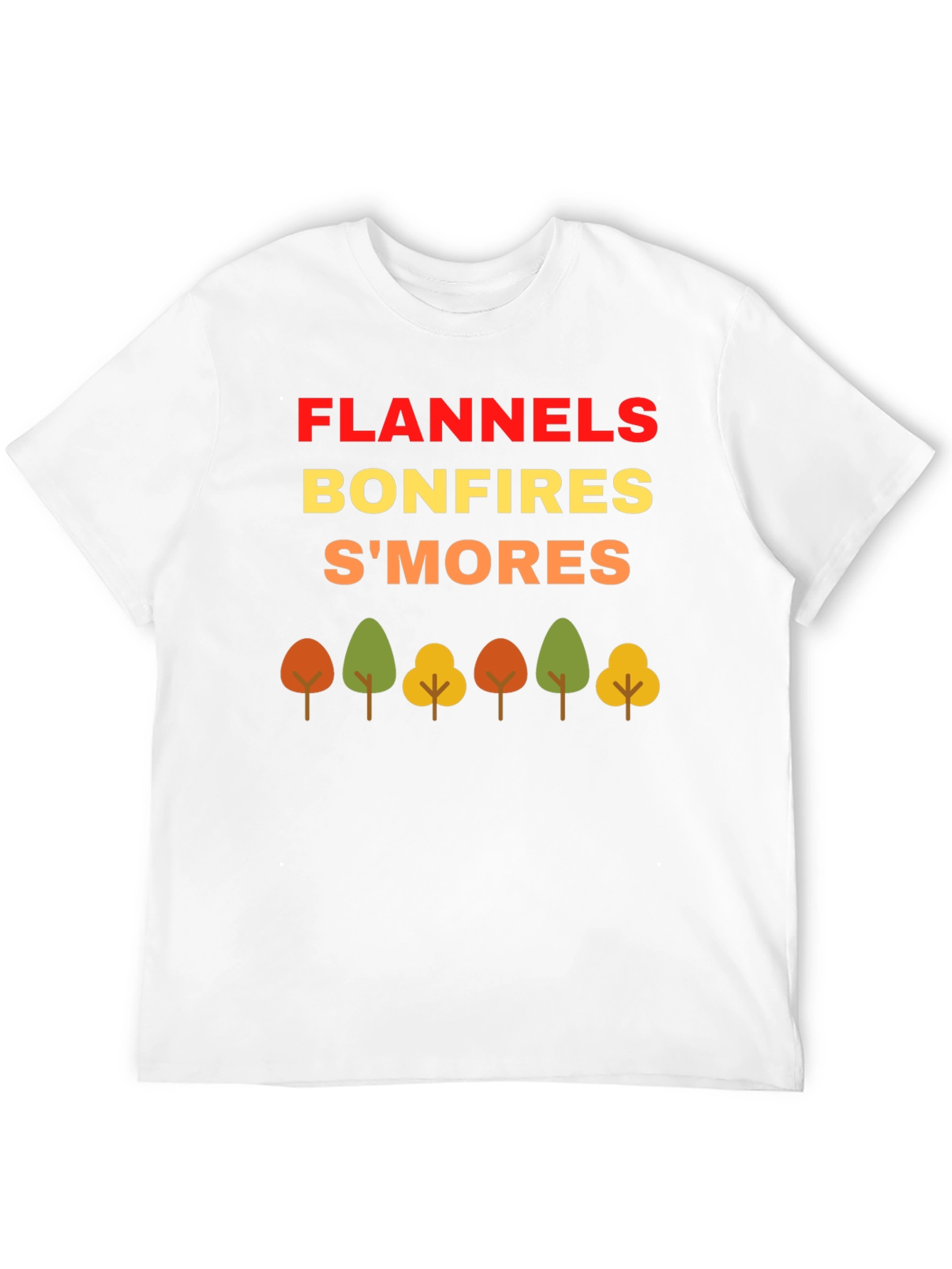 Fall Flannels Bonfires S'mores T-Shirt - 12