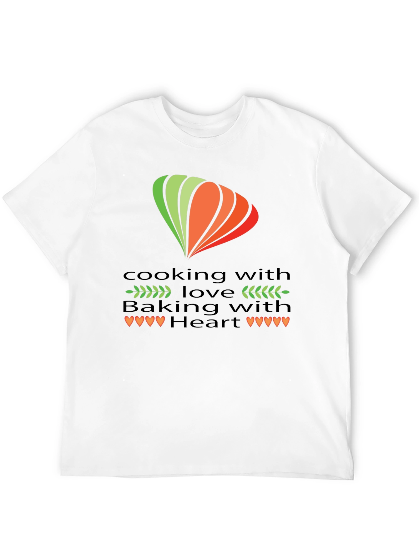 Black Cooking with Love Graphic Tee view 12