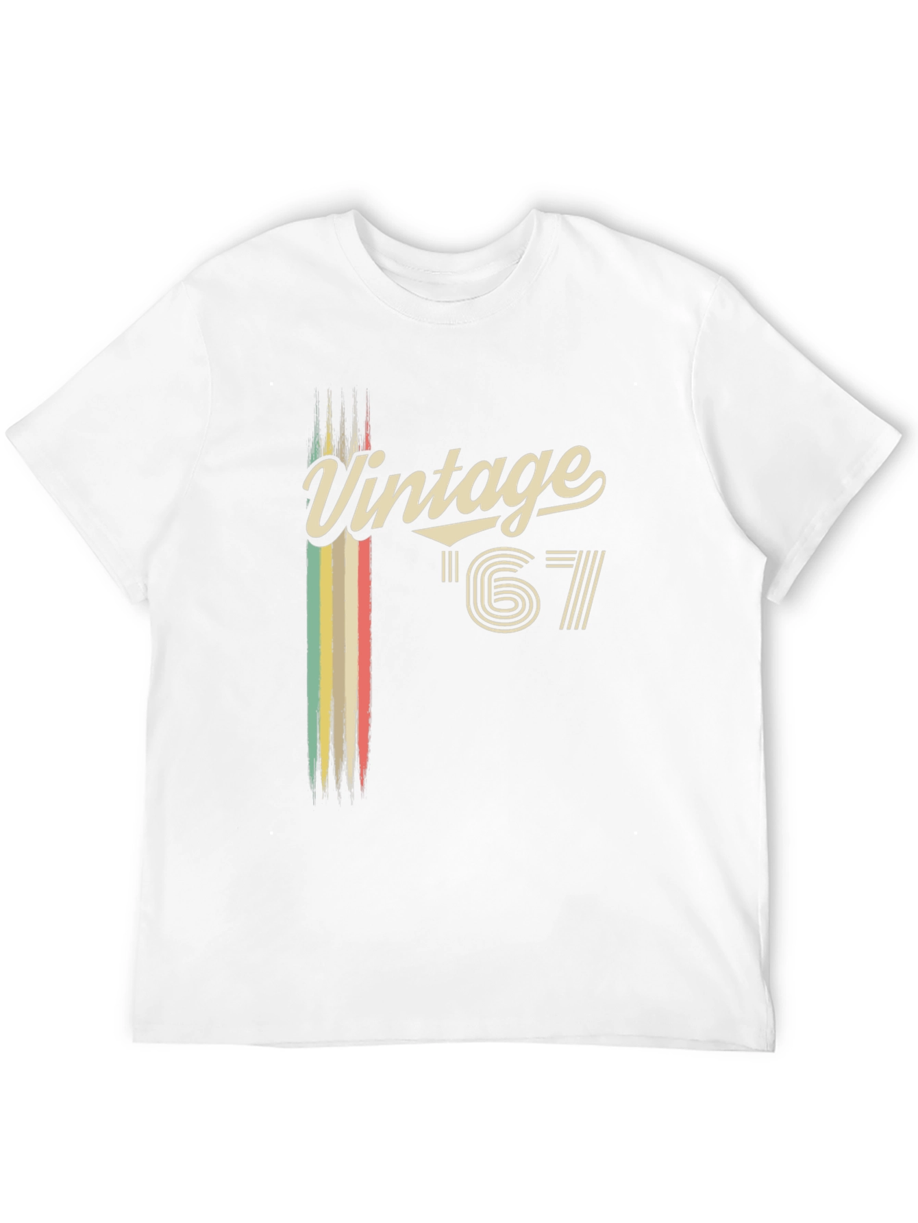 Black Vintage '67 Retro Graphic Tee - Classic Style view 12