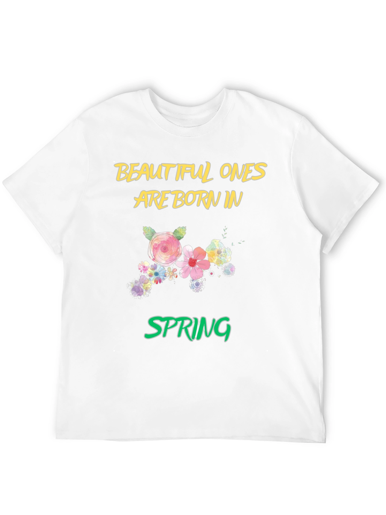 Black Beautiful Ones Born in Spring T-Shirt view 12