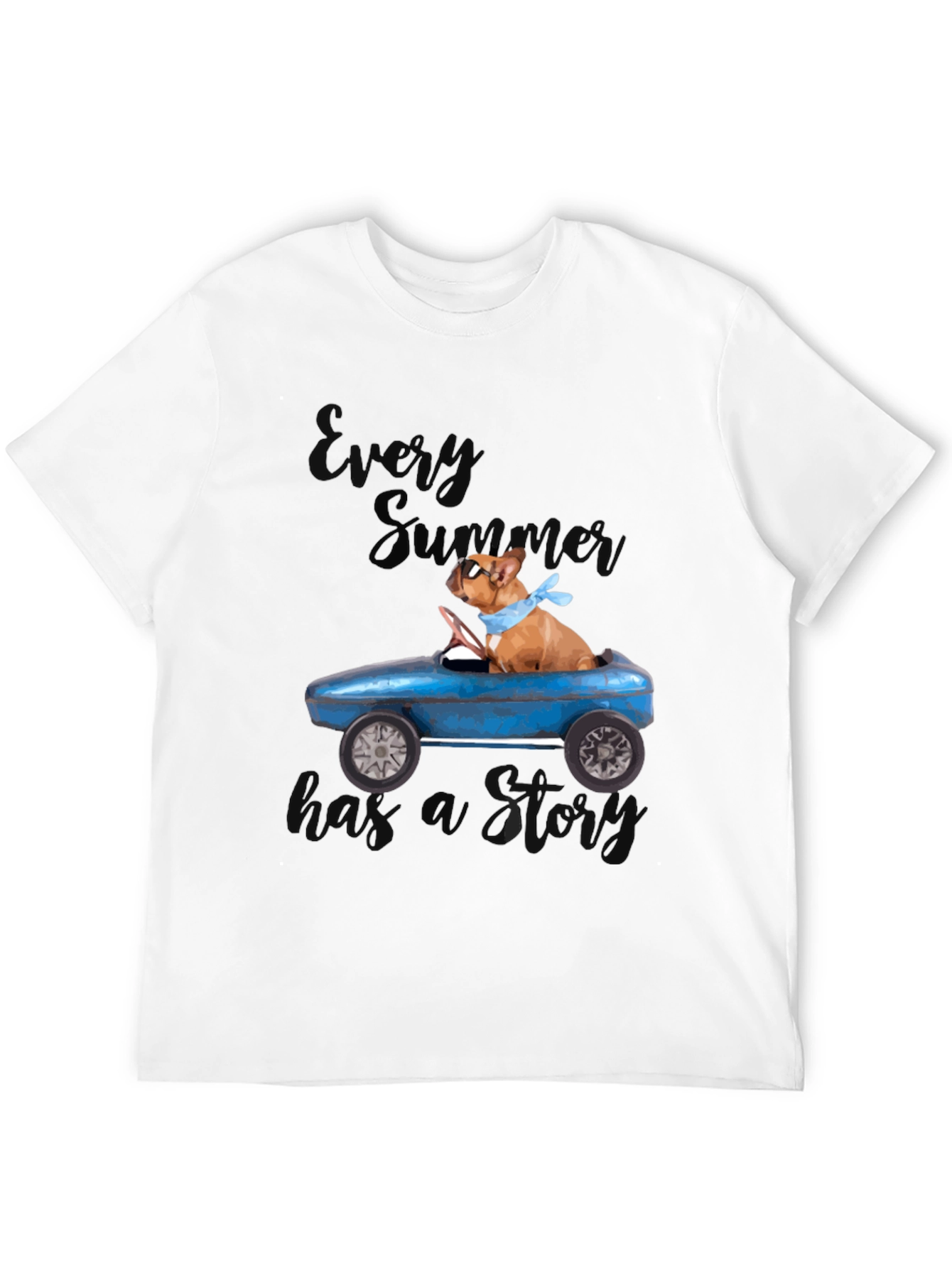 Black Dog Driving Car Graphic T-Shirt view 12