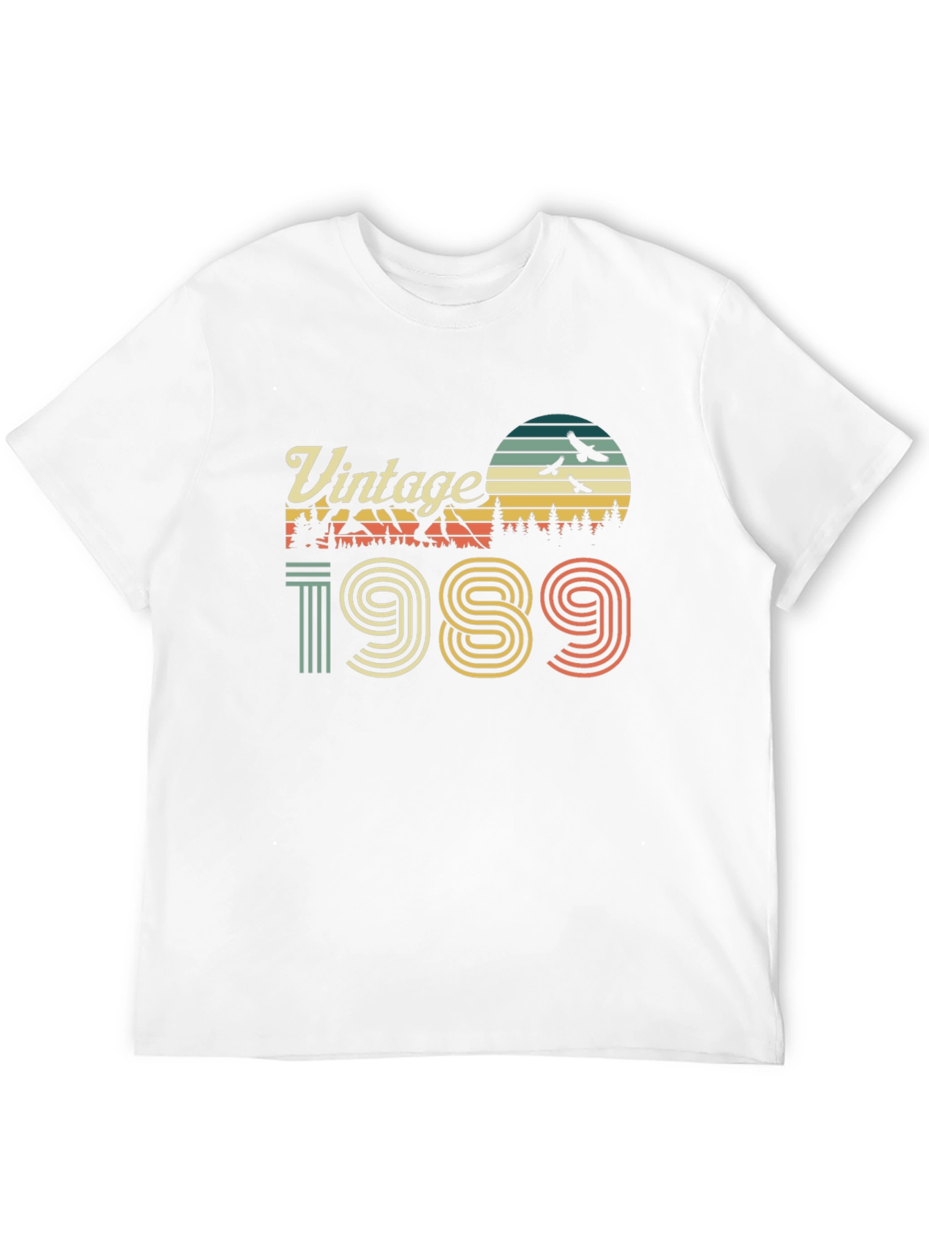 Black Vintage 1989 Graphic Tee - Retro Style view 12