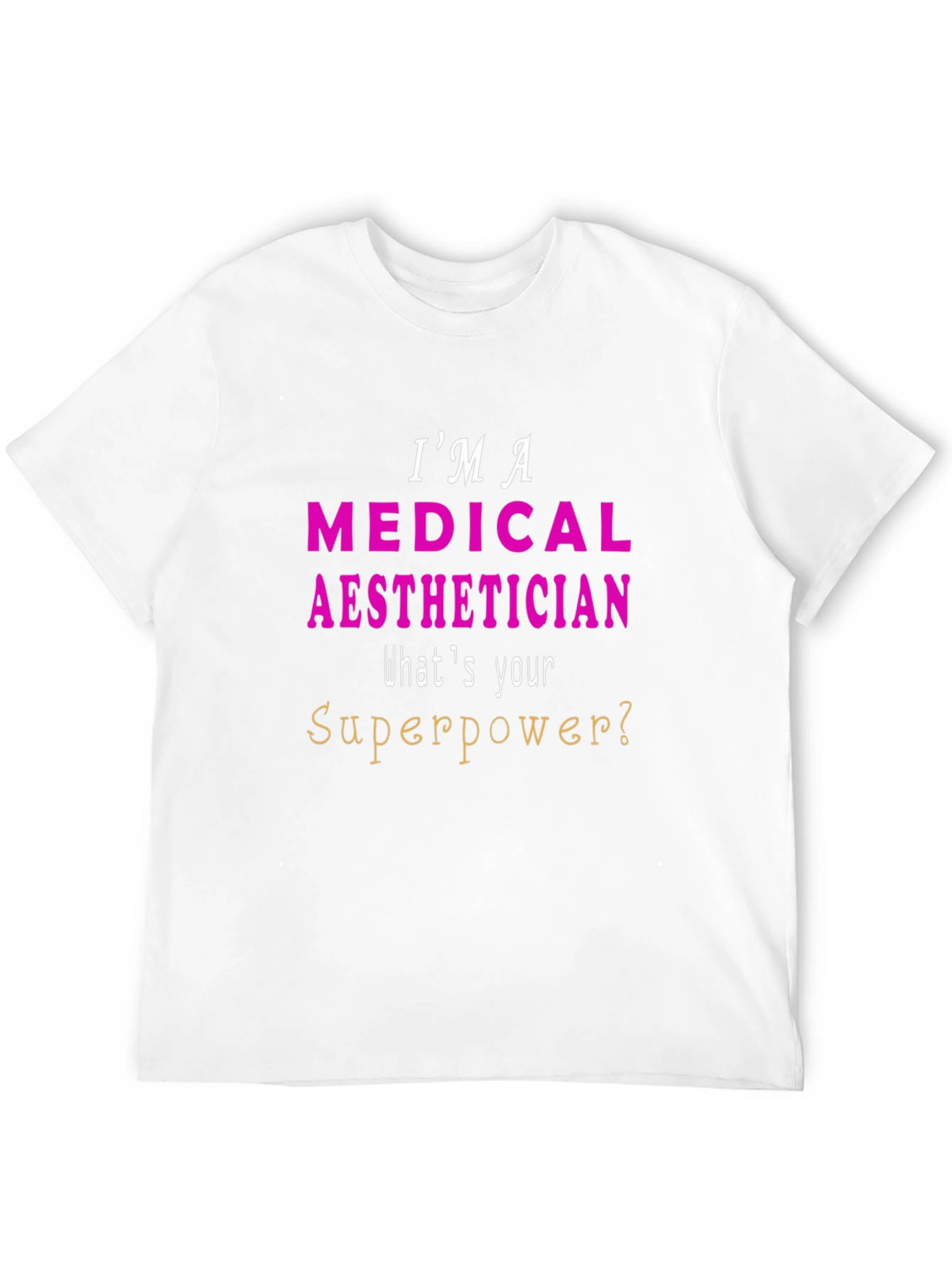Black Medical Aesthetician Superpower T-Shirt - Unisex view 12