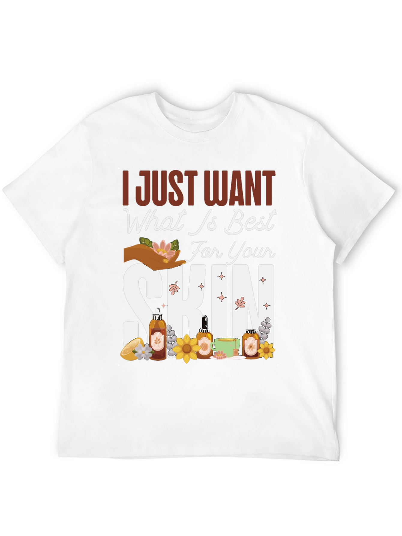 Black Best For Your Skin Graphic T-Shirt view 12