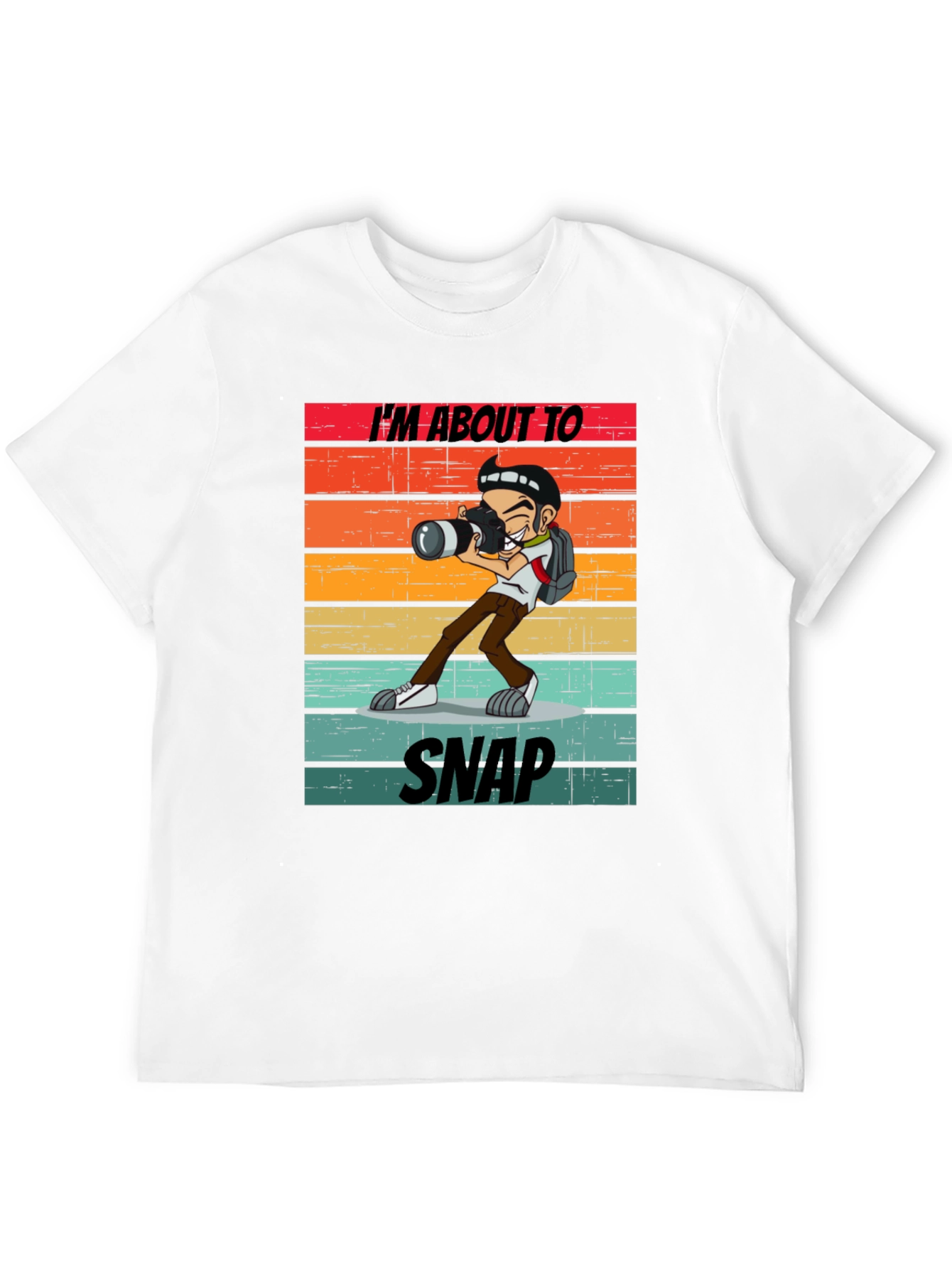 Black I'm About to Snap Photographer T-Shirt view 12