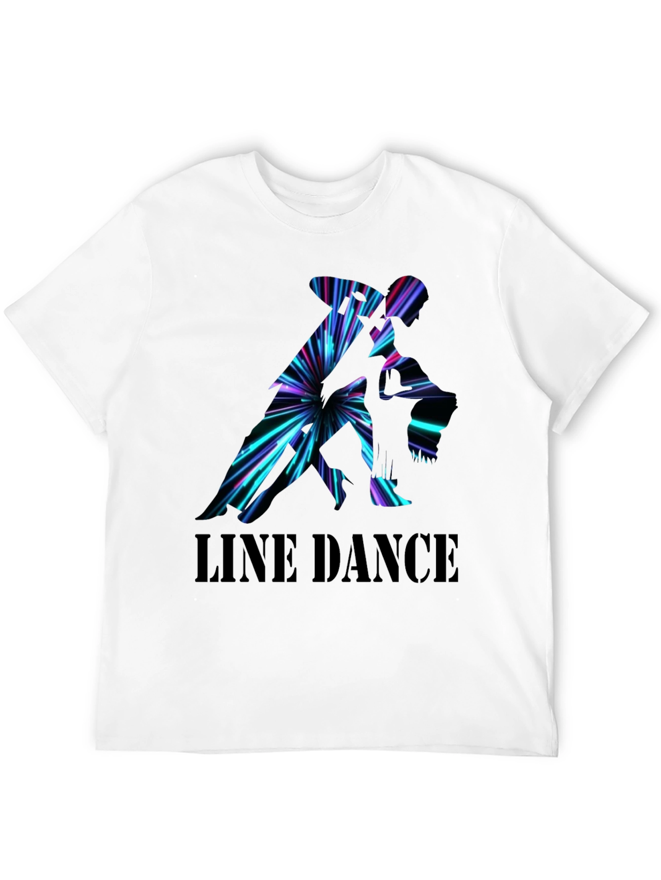 Black Line Dance Graphic Tee view 12