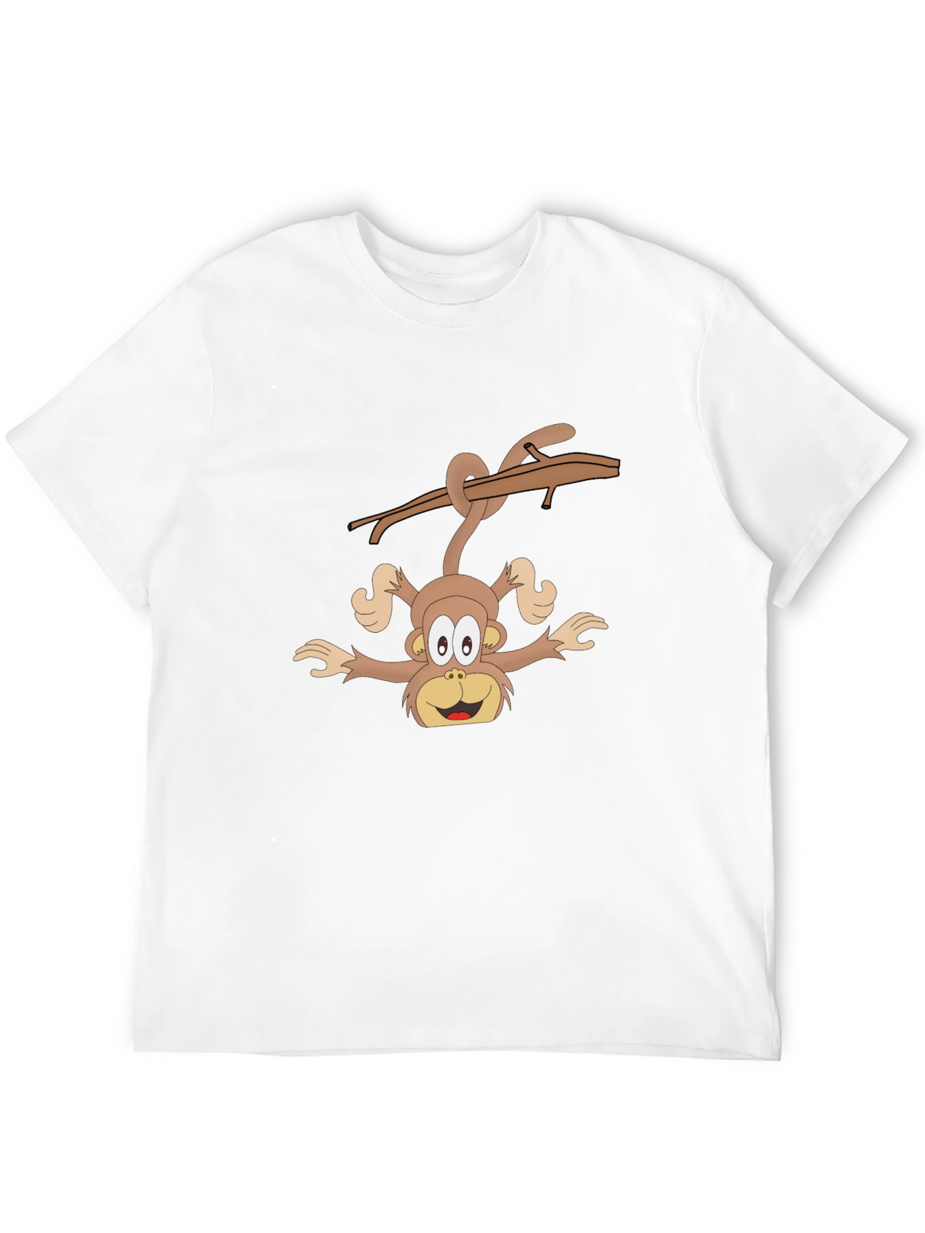 Black Monkey Graphic Black T-Shirt - Fun Cartoon Design view 12