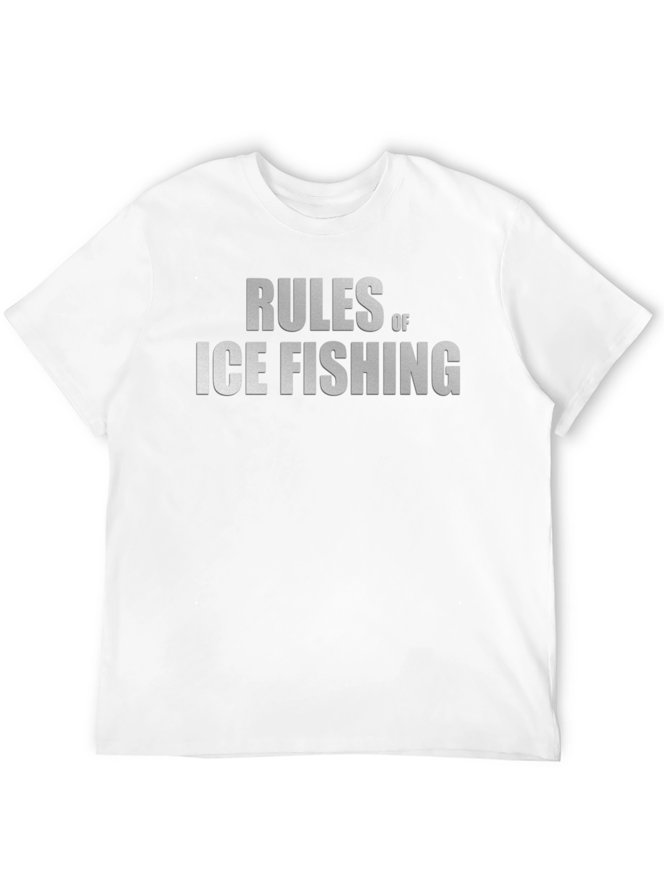 Black Rules of Ice Fishing Graphic Tee view 12