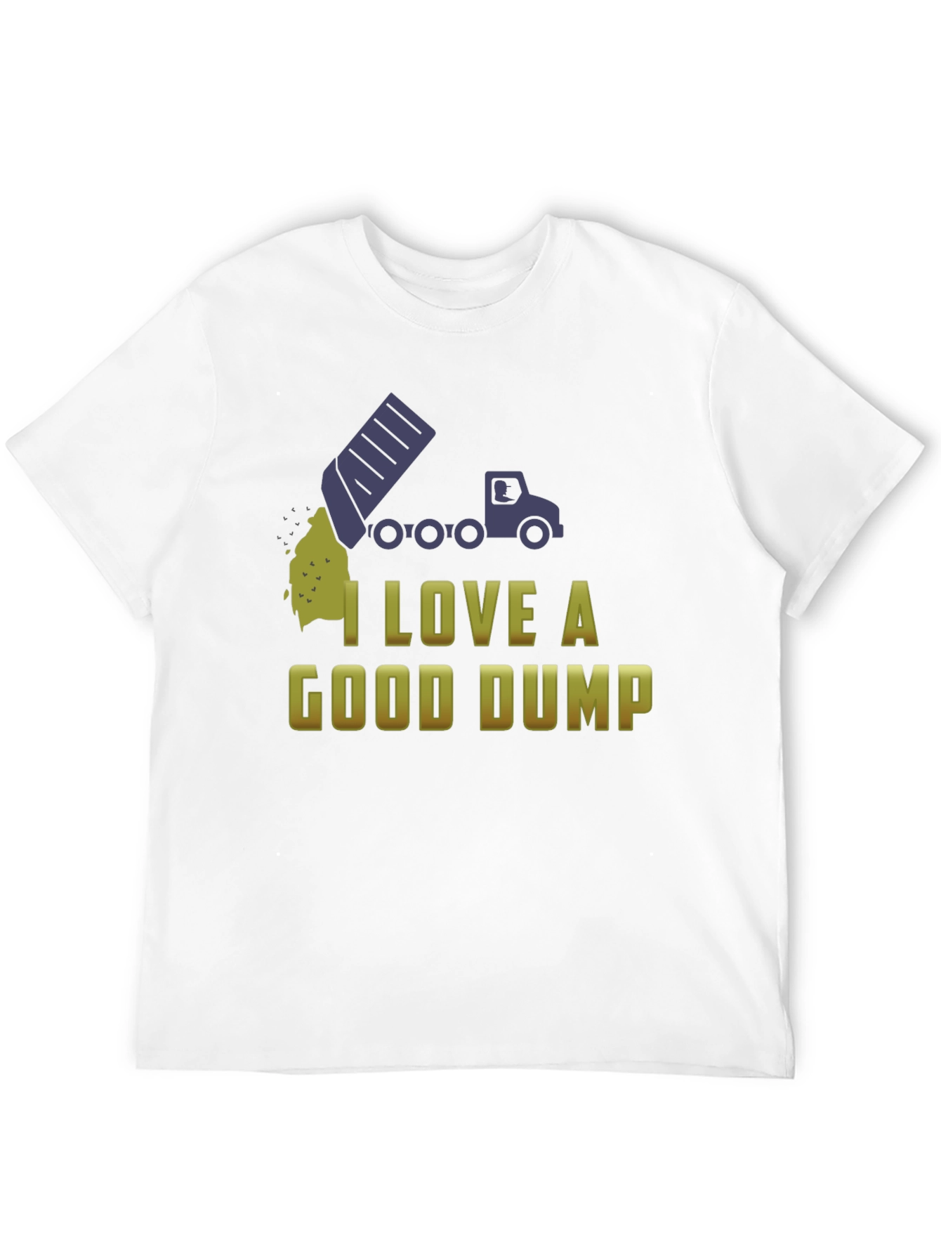 Black I Love a Good Dump Truck T-Shirt - Fun Novelty Tee view 12