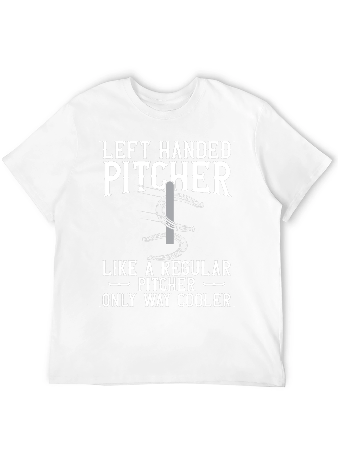 Black Left Handed Pitcher T-Shirt - Baseball Apparel view 12