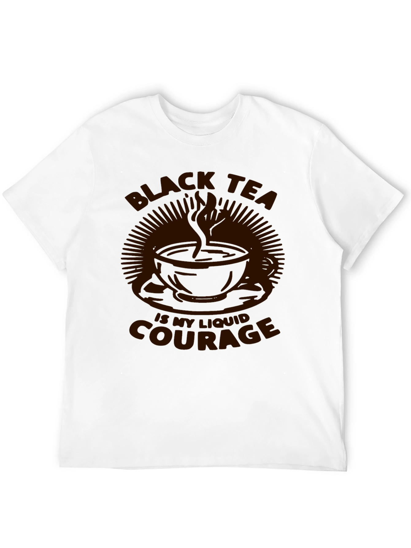 Black Black Tea Liquid Courage Graphic Tee view 12