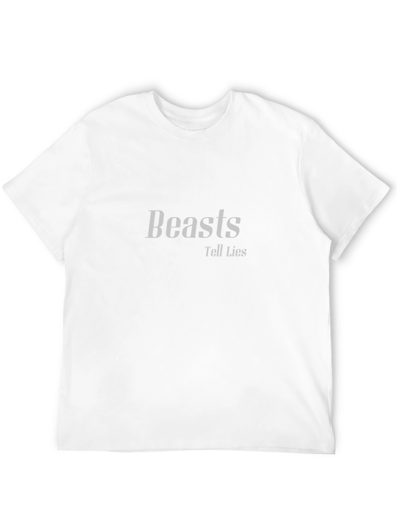 Black Beasts Tell Lies Graphic Tee - Soft Cotton Blend view 12