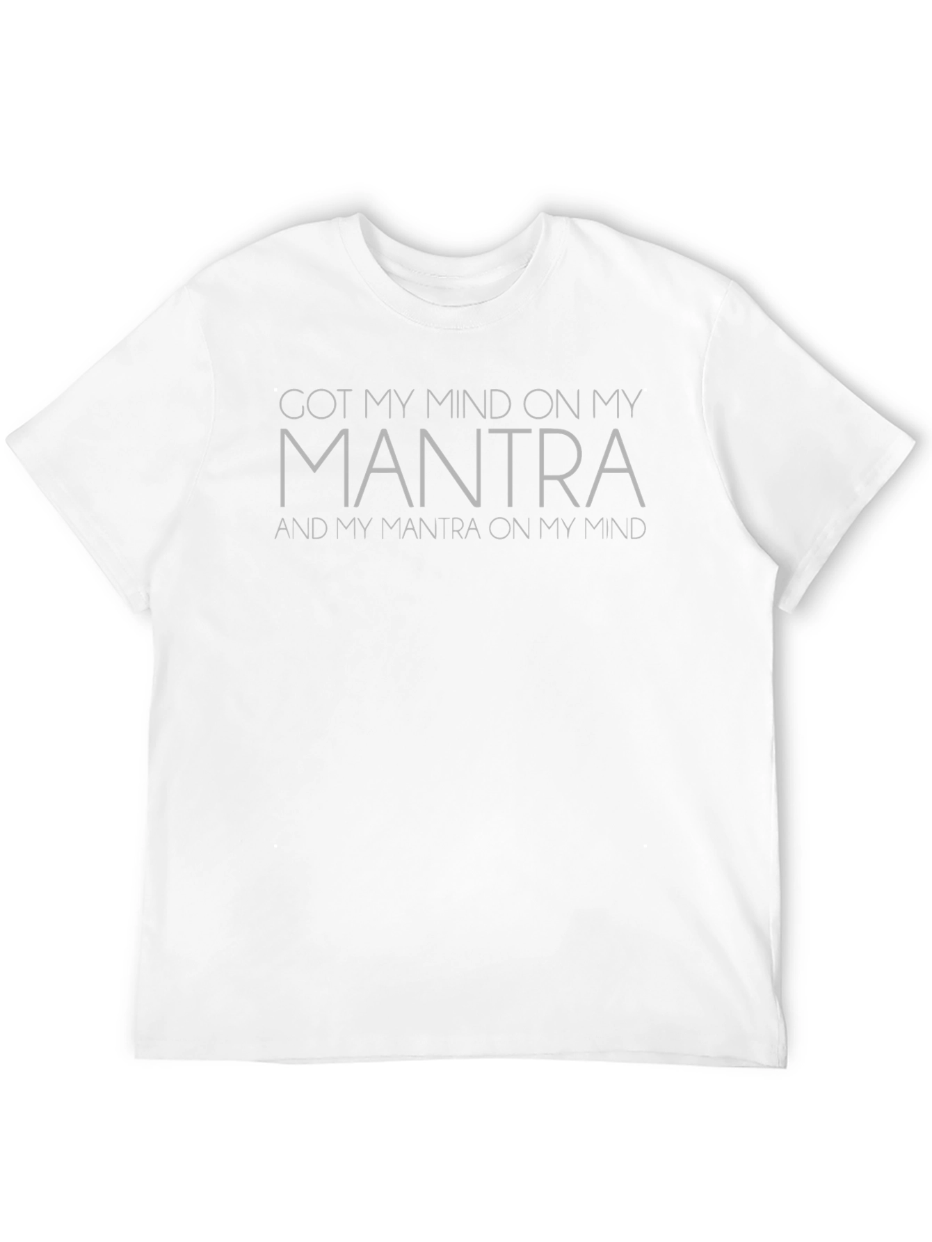 Black Mantra Mind T-Shirt - Meditation Zen Inspiration view 12