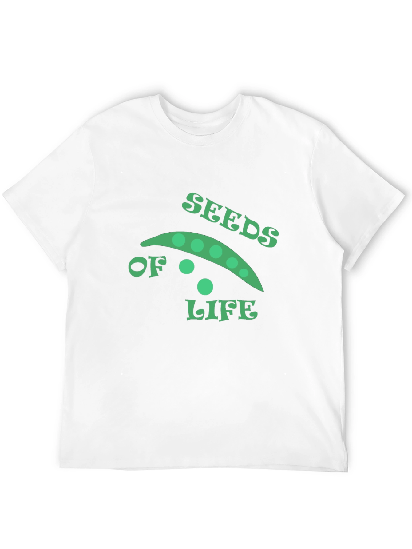 Black Seeds of Life Graphic Tee - Black Cotton view 12