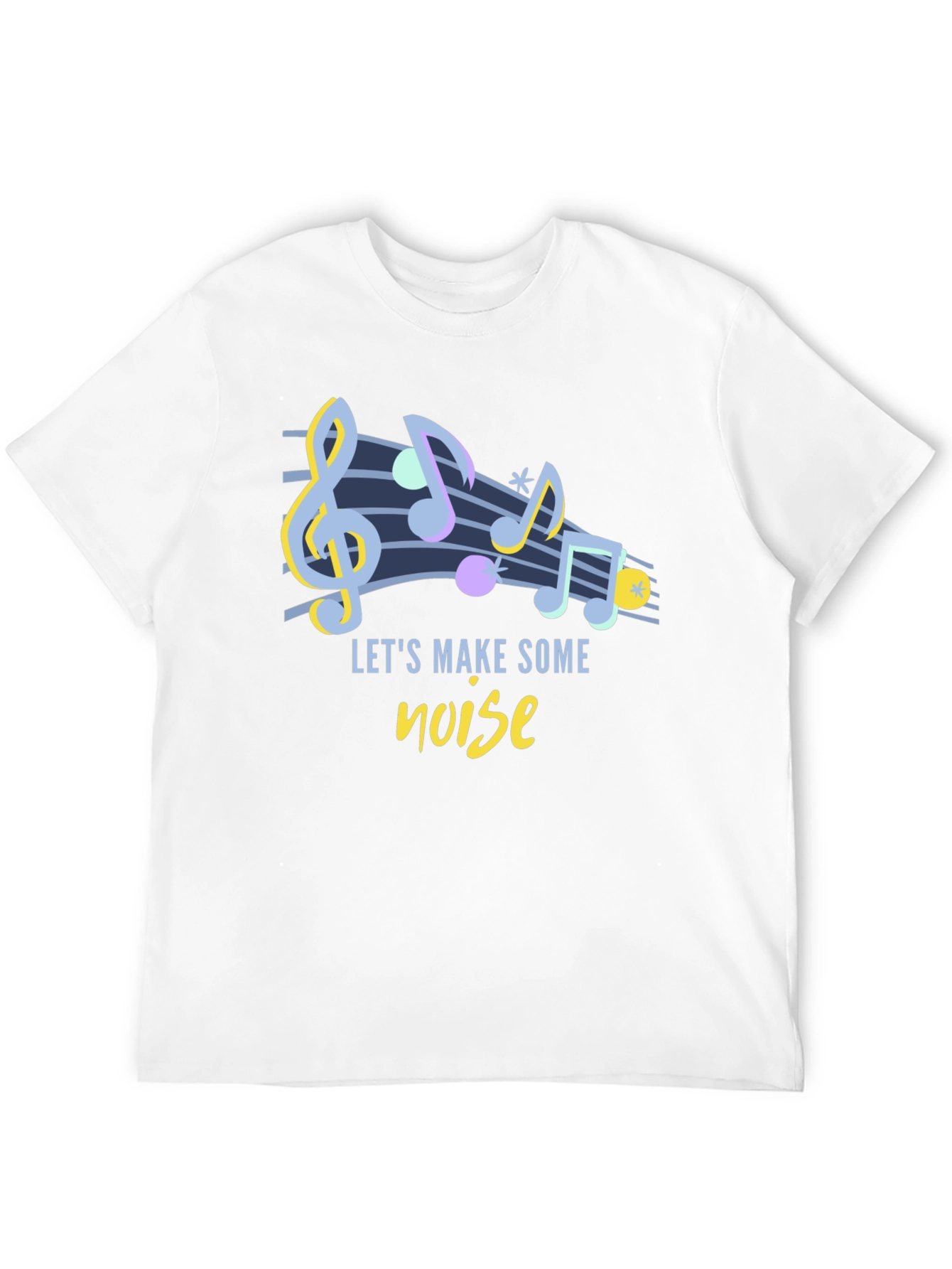 Black Musical 'Let's Make Some Noise' Graphic Tee view 12