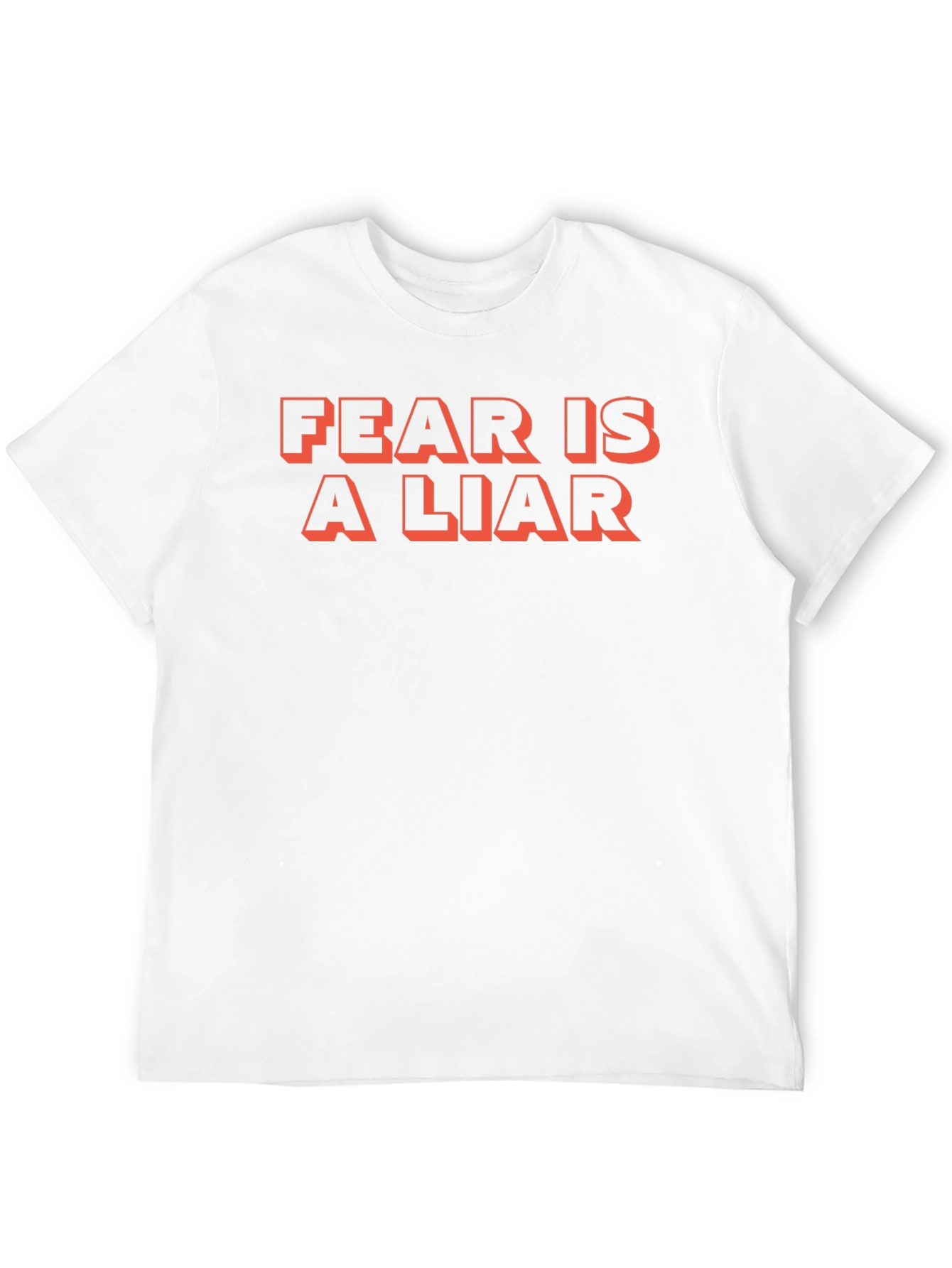 Black Fear Is A Liar Graphic Tee - Black view 12