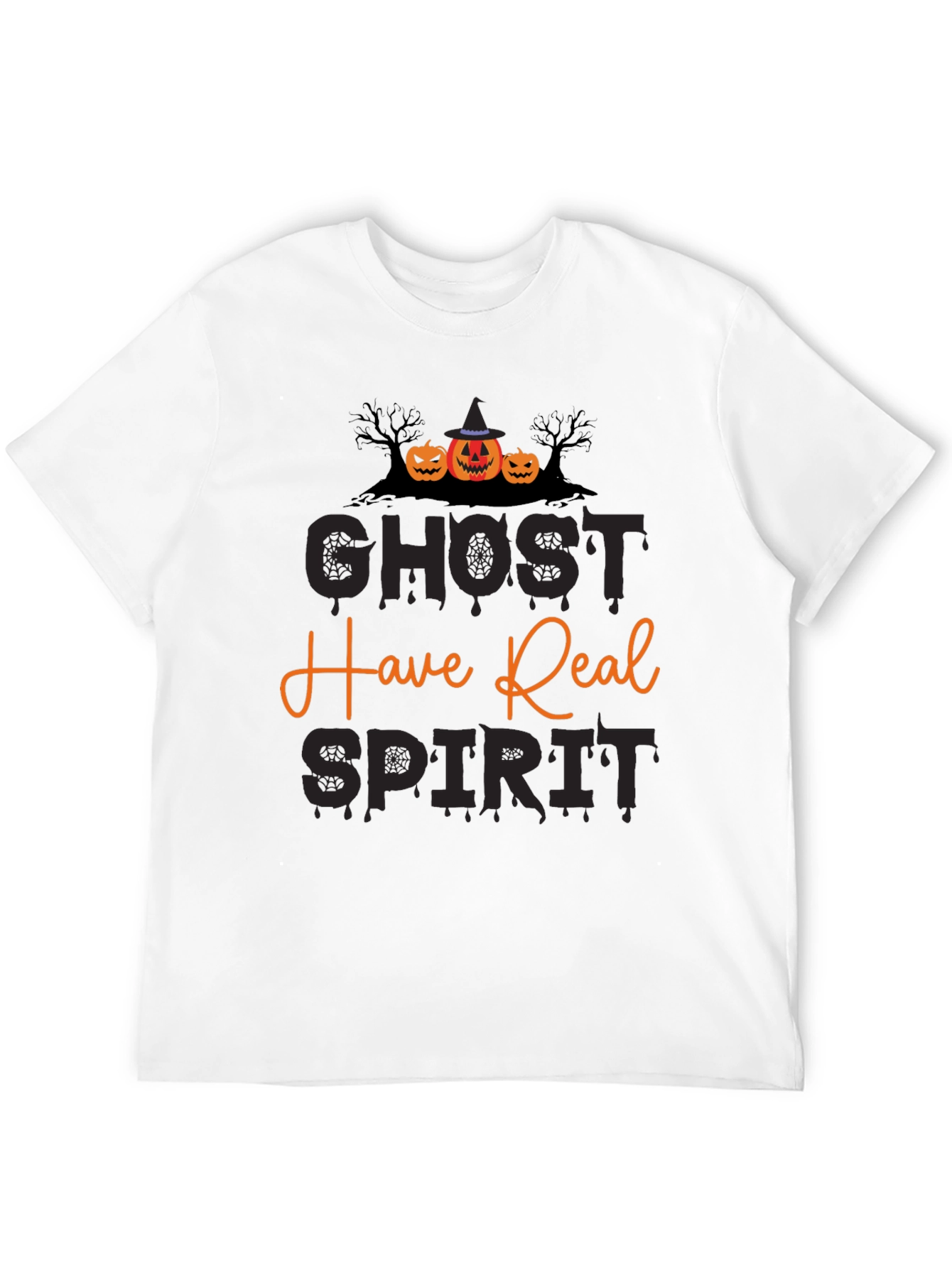 Ghost Have Real Spirit Halloween Tee - 12