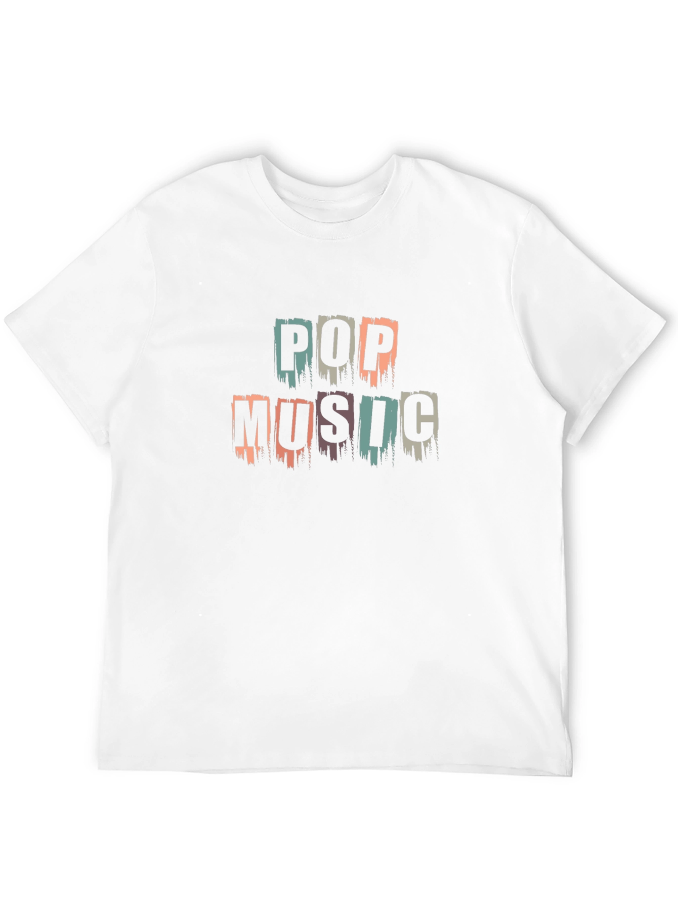Black Pop Music Graphic Tee - Unisex Black Cotton T-Shirt view 12