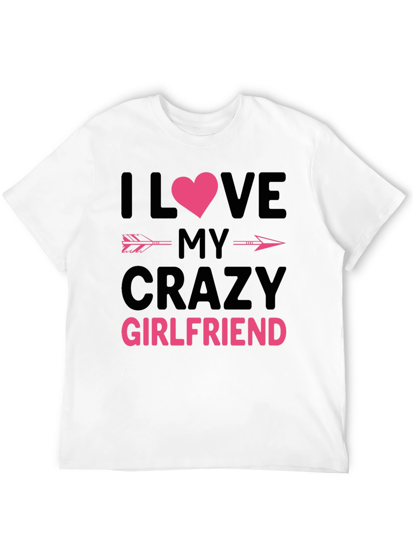 Black Crazy Girlfriend Graphic Tee view 12