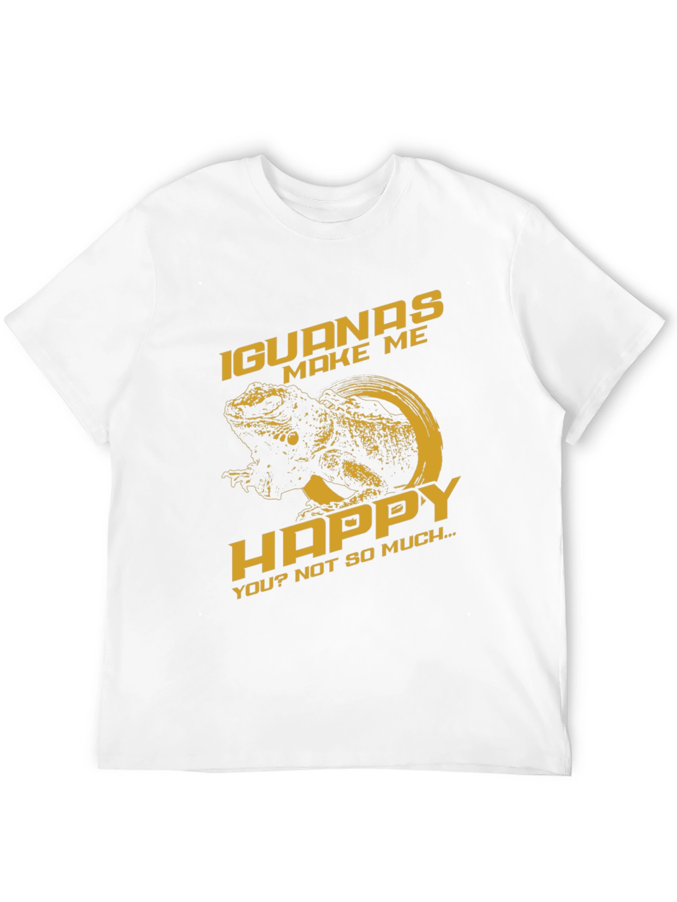 Black Iguanas Make Me Happy Graphic T-Shirt view 12